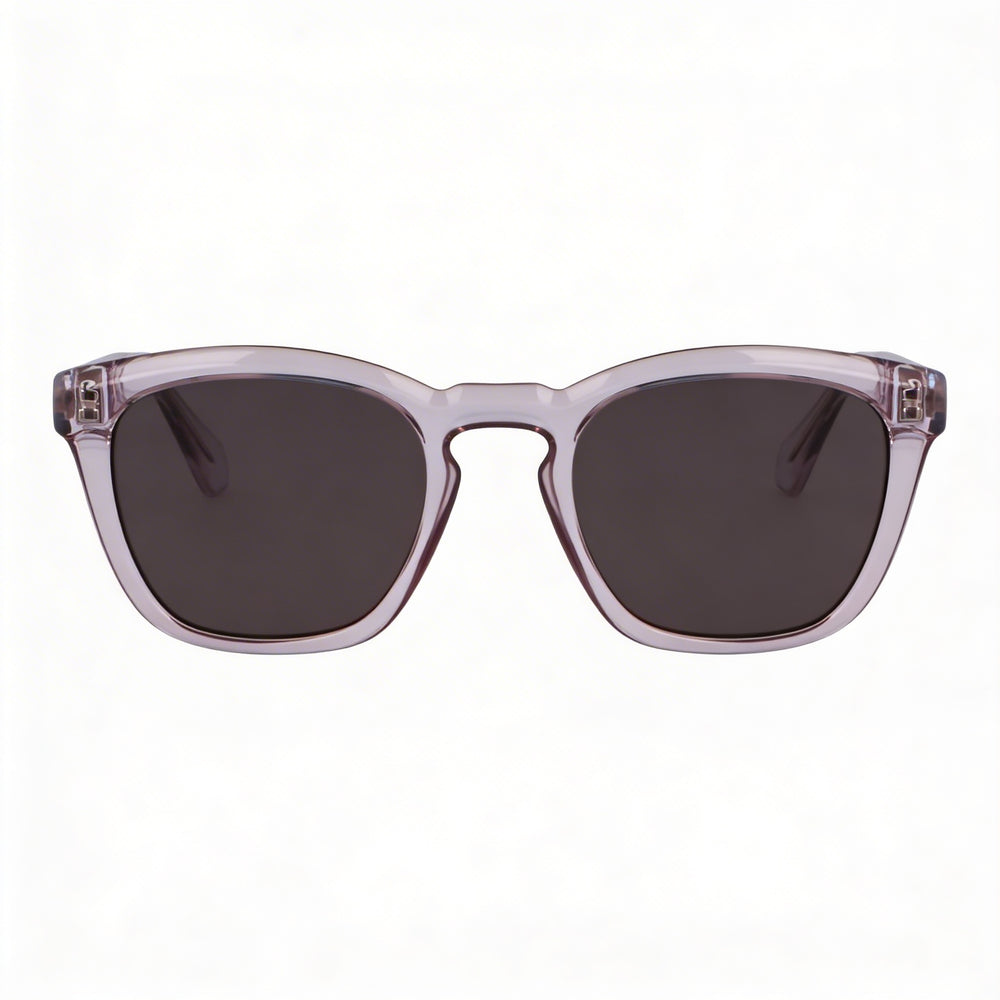 Ferragamo Sf2040se Men's Acetate Rectangle Transparent Grey Sunglasses with Polycarbonate Lenses 50mm UV 400
