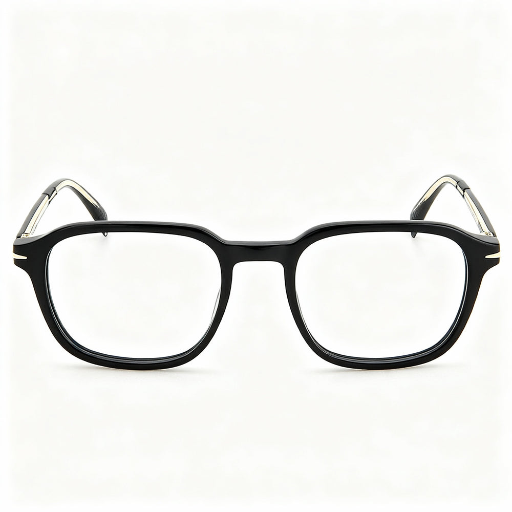 Gafas de sol David Beckham DB 1084 para hombre con montura de plástico negra y lentes de policarbonato polarizado de 51 mm