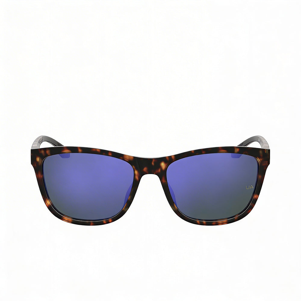 Under Armour UA PLAY UP Unisex Polyamide Grilamid Havana Sunglasses with Multilayer Violet Lenses, UV Protection, 55mm