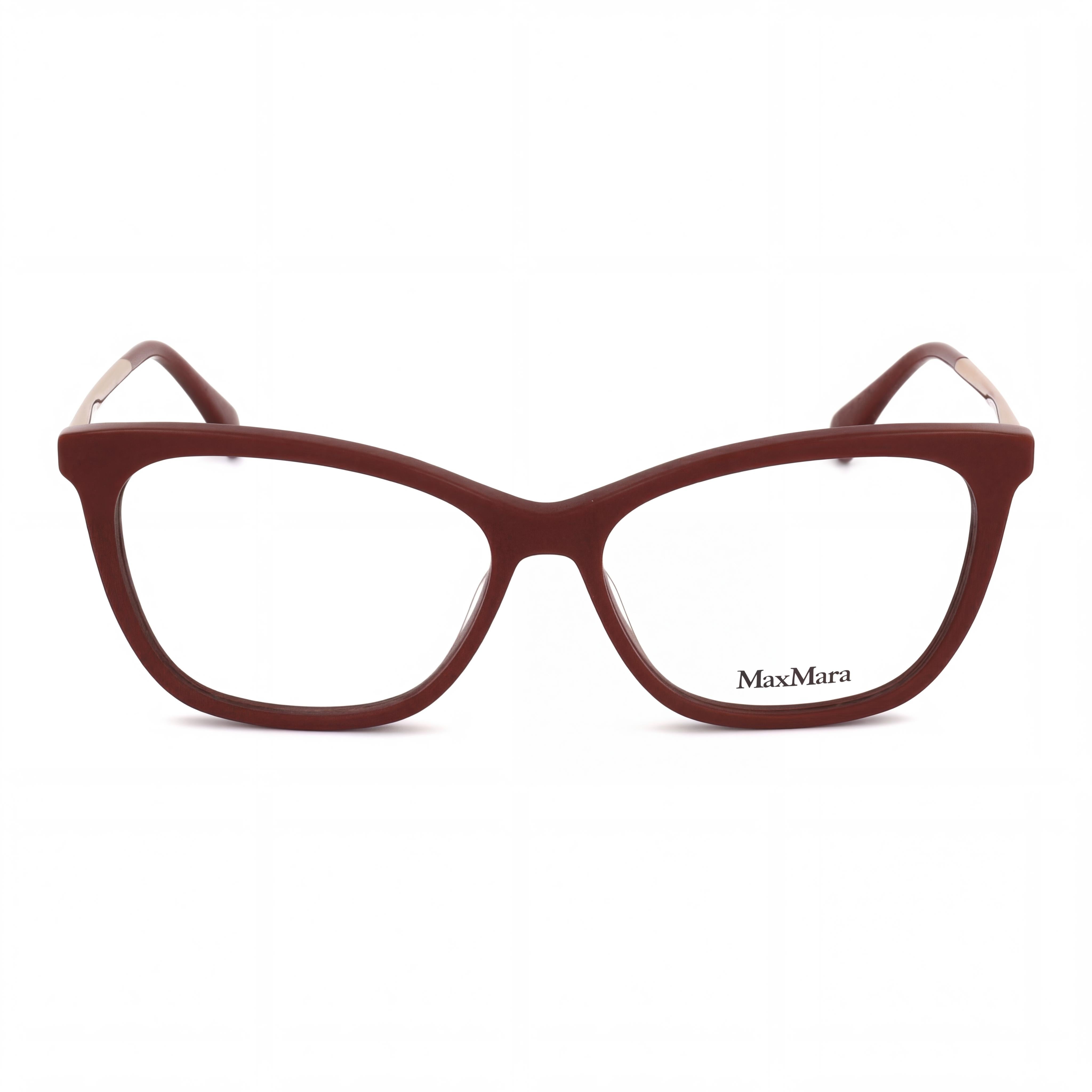 MaxMara Mm5009 Women's Red Acetate Eyeglasses Frame 54-14-140, Photo 2