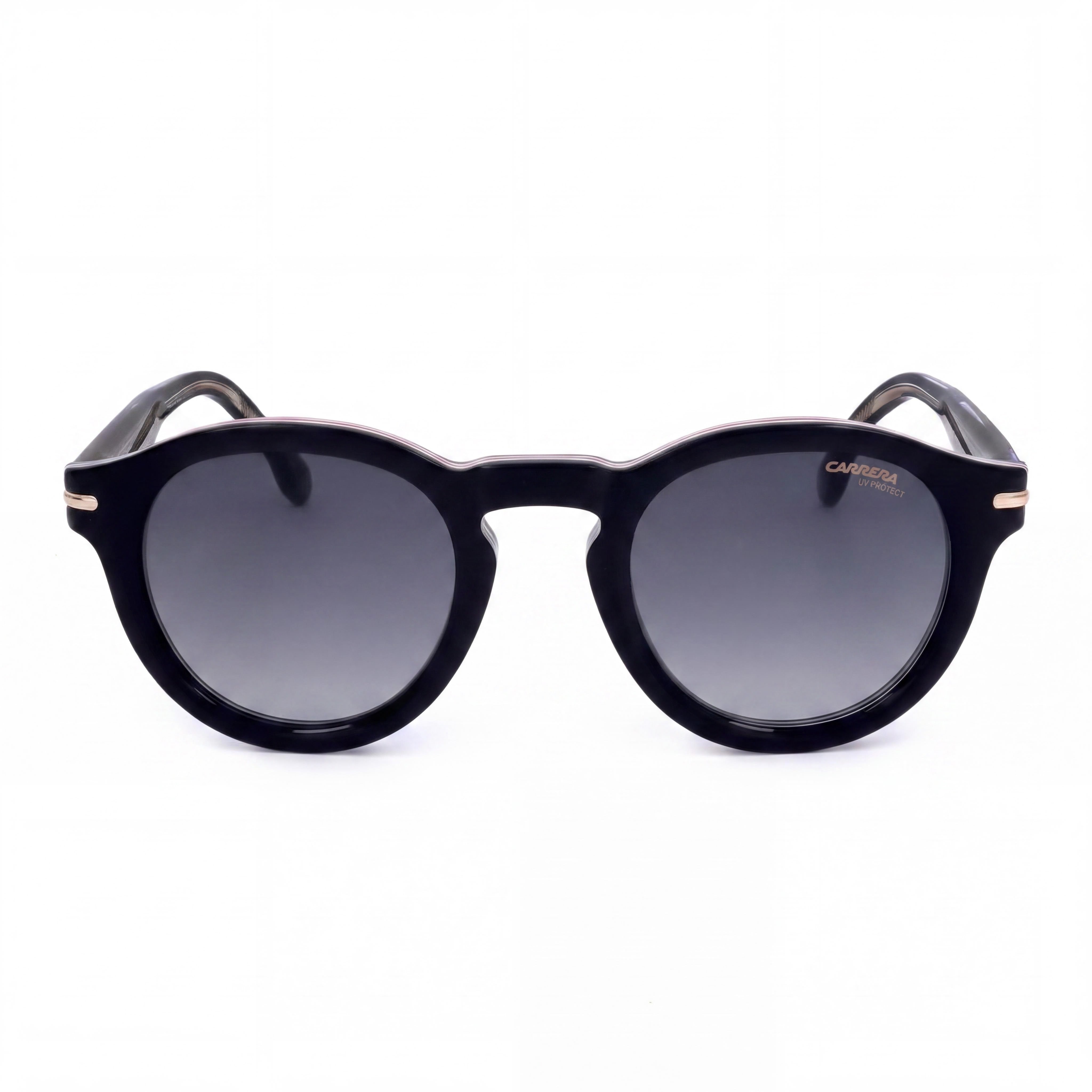 Carrera Classic Women's Black White Grey Shaded Acetate Sunglasses 48mm, Photo 2