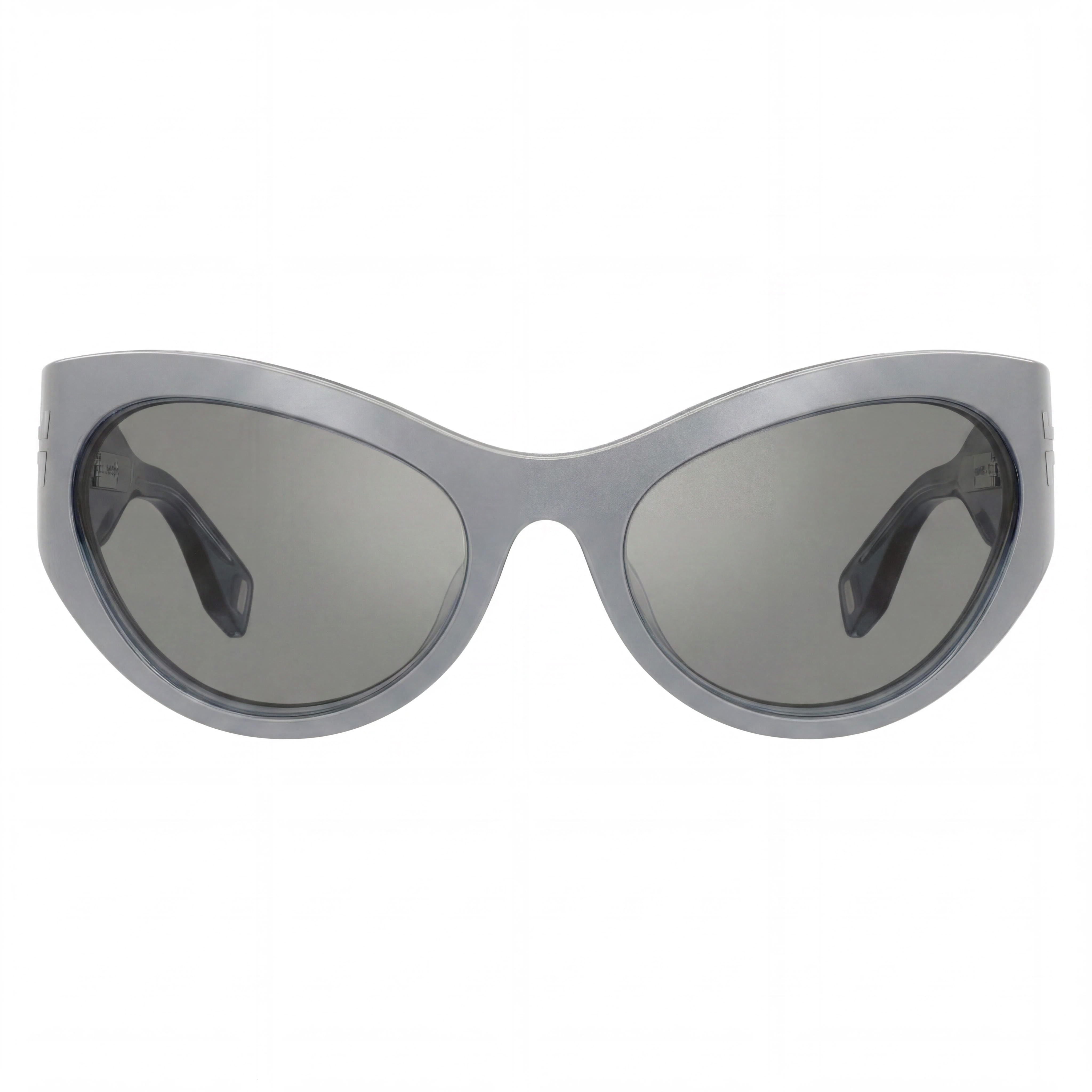 Marc Jacobs Icon (Jar) Sunglasses for Men with Silver Grey Acetate Frame and UV Protection, Lens 61mm, Photo 2
