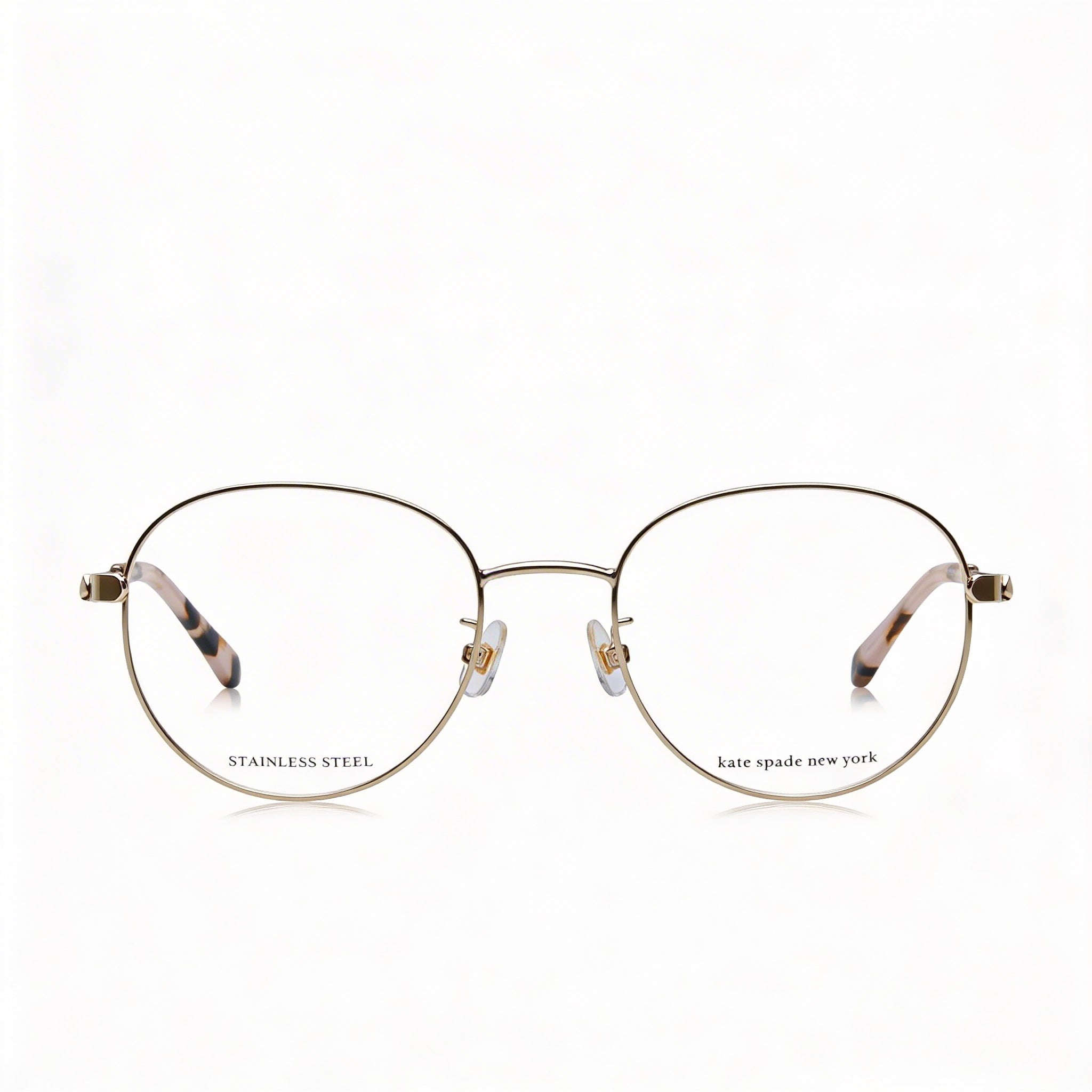 kate spade new york Gafas de sol para mujer Jalisia/F con montura de acero inoxidable en color oro rosa habana de 52 mm, Photo 2