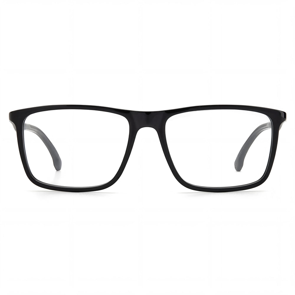 Carrera 8862 Gafas unisex de plástico negro listas para graduar con lentes de policarbonato, 55 milímetros
