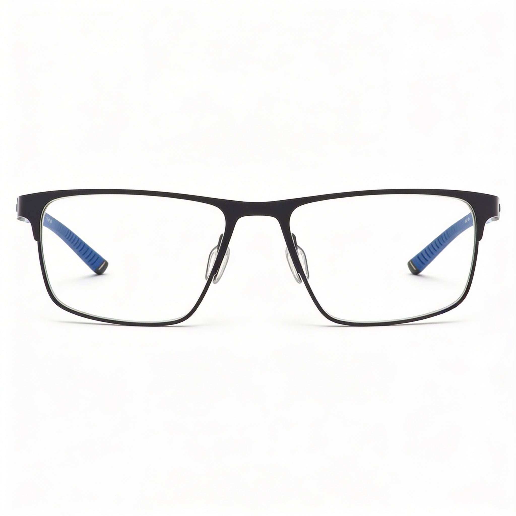 Gafas de sol Under Armour casuales para hombre, con montura de aleación de acero, no polarizadas, en negro mate azul de 56 mm, Photo 2
