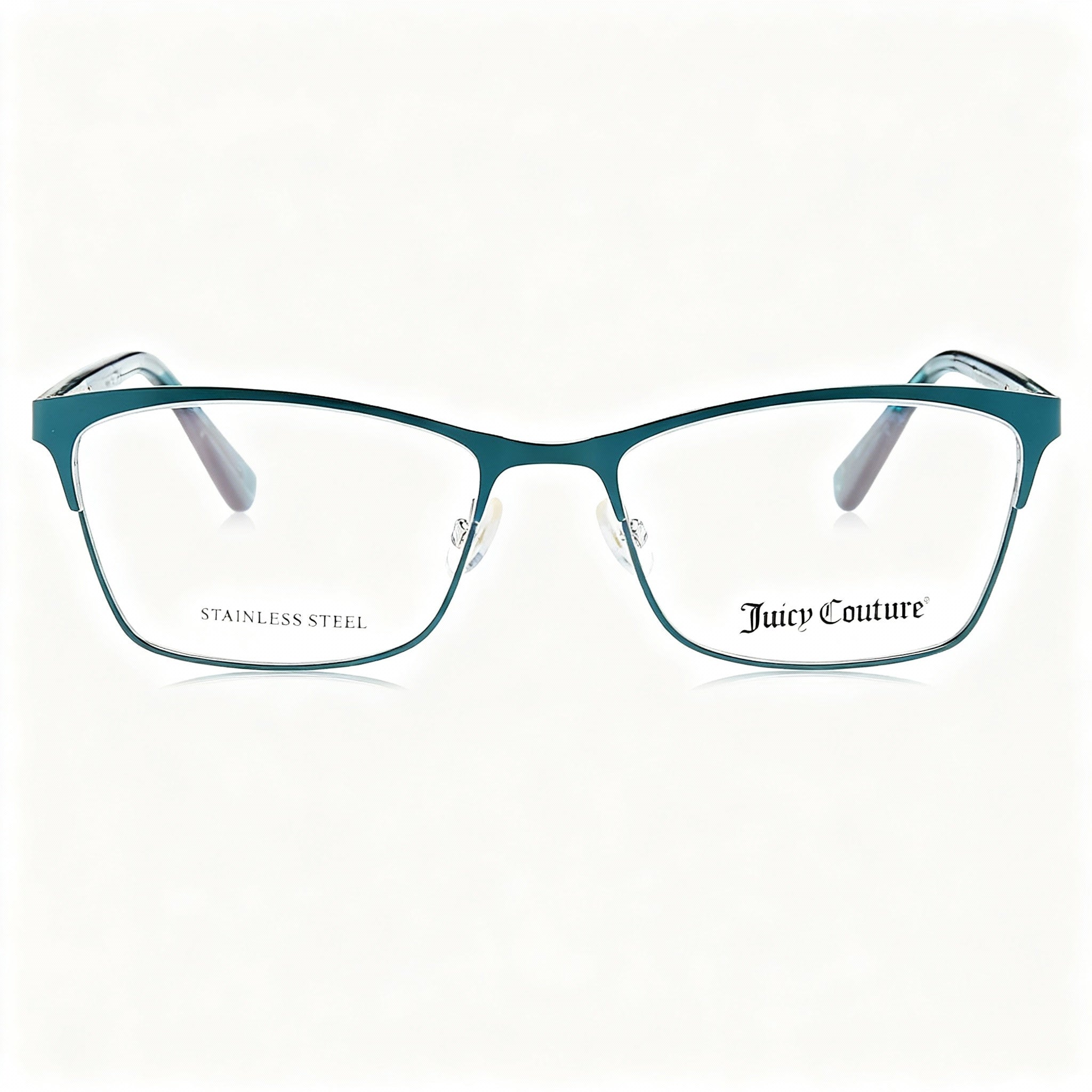 Juicy Couture Ju 232 Teal Alloy Steel Modern Unisex Optical Frames with Polycarbonate Lenses 52mm
