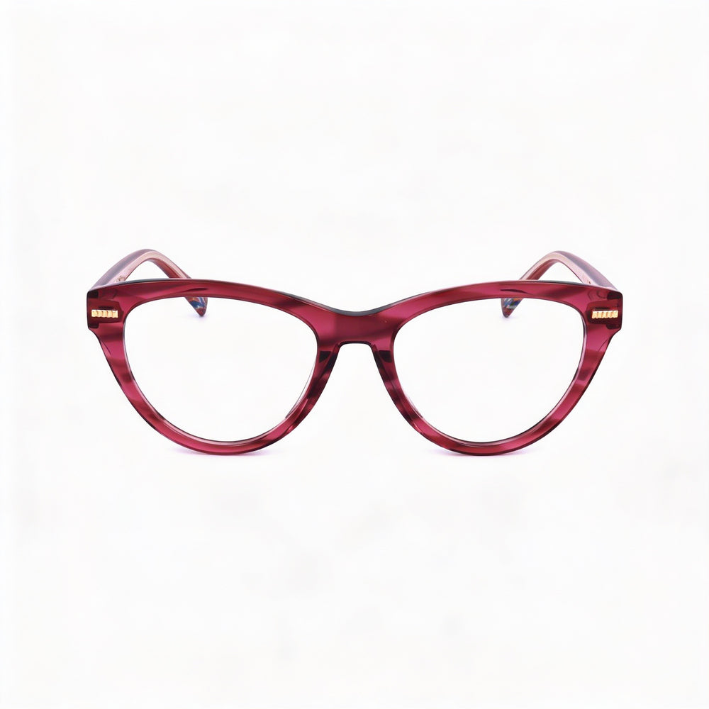 M Missoni Mis 0073 Women's Cherry Pink Sunglasses with Acetate Frame and Polycarbonate Lenses, 51mm