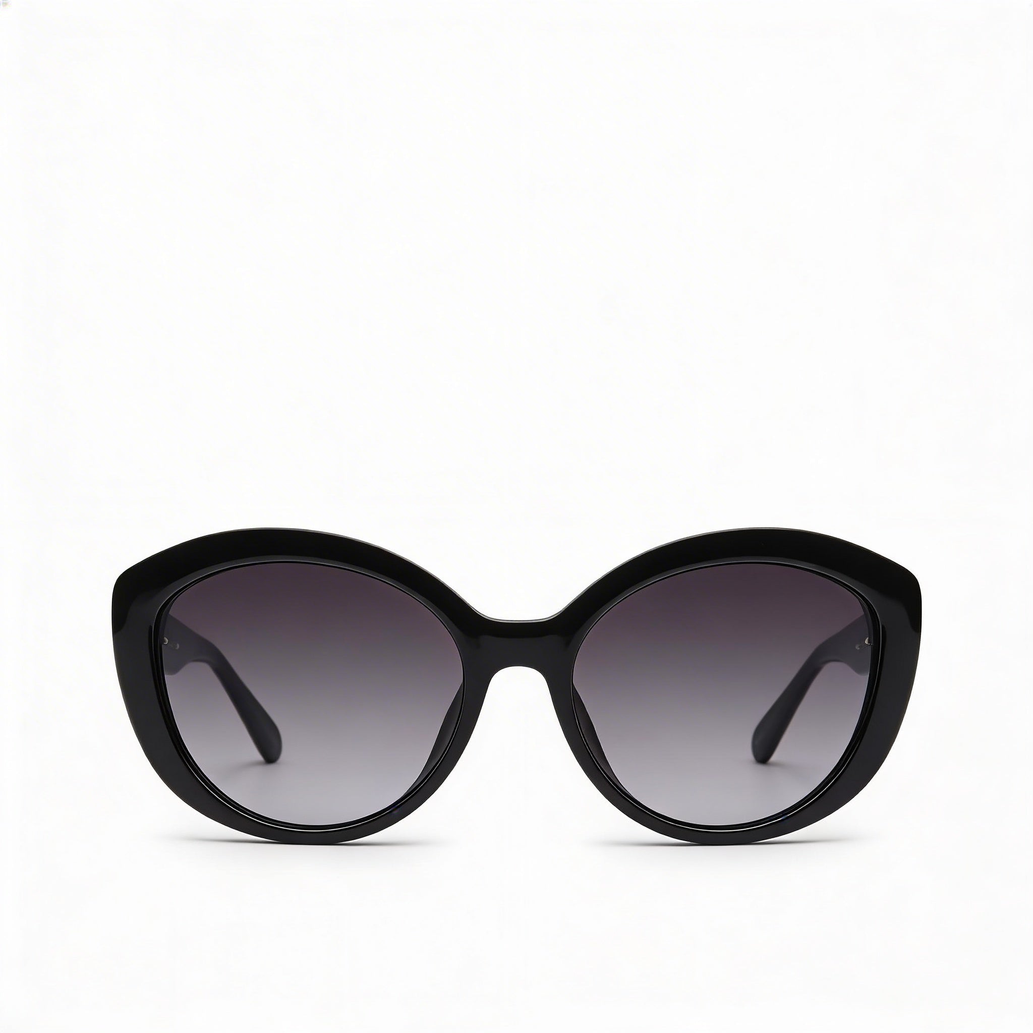 Gafas de sol clásicas Kate Spade New York estilo ojo de gato para mujer con montura y lentes negras, ancho de lente de 55 mm, Photo 2