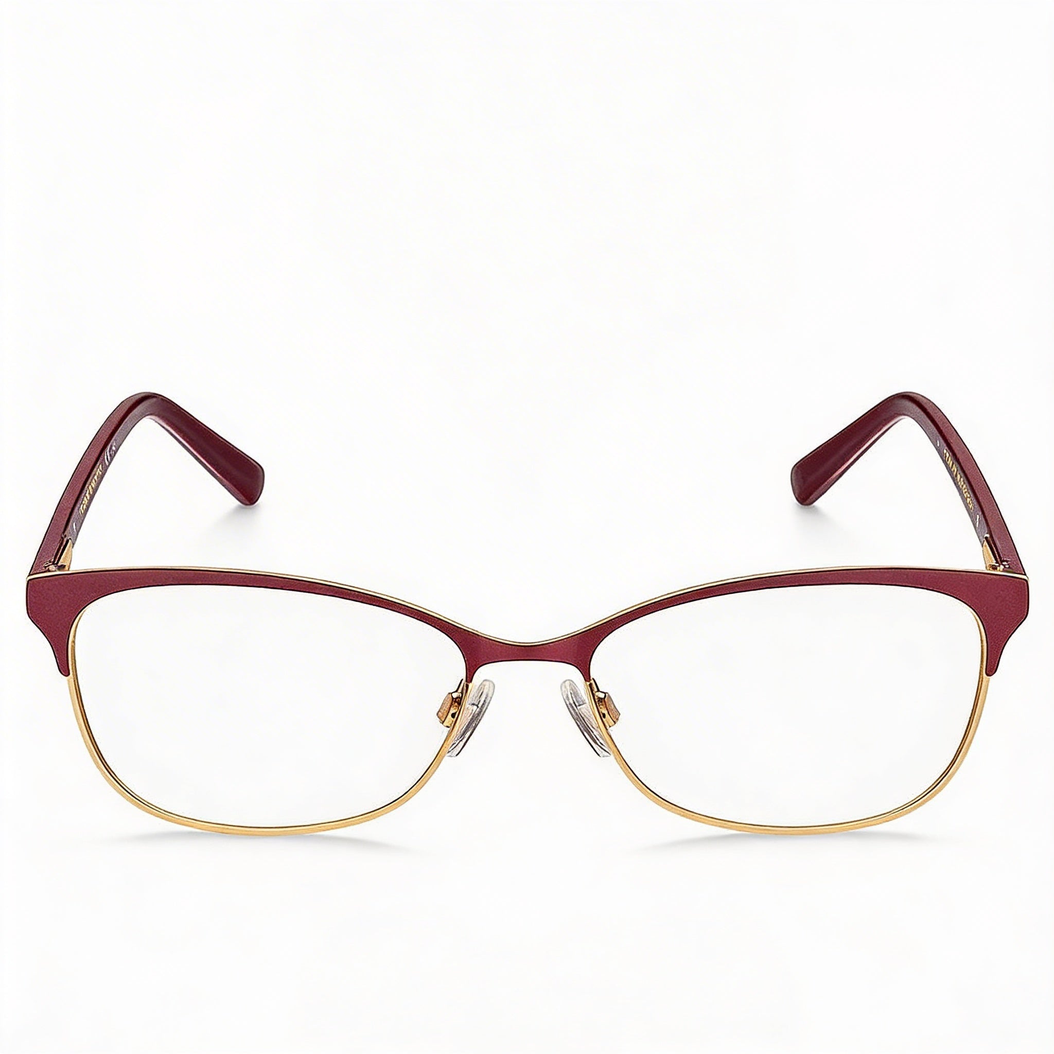 Tommy Hilfiger T. Hilfiger 1777 Women's Cat Eye Red Glitter Gold Stainless Steel 52mm Eyeglasses, Photo 2