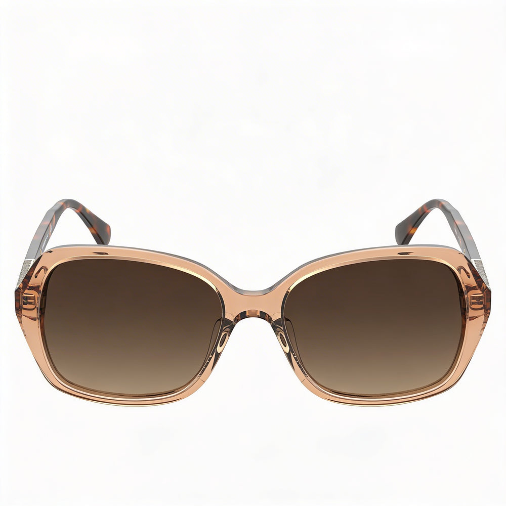 Gafas de sol Kate Spade New York Yvette/S para mujer con montura de acetato y protección UV, lentes de policarbonato marrón degradado, 54 mm