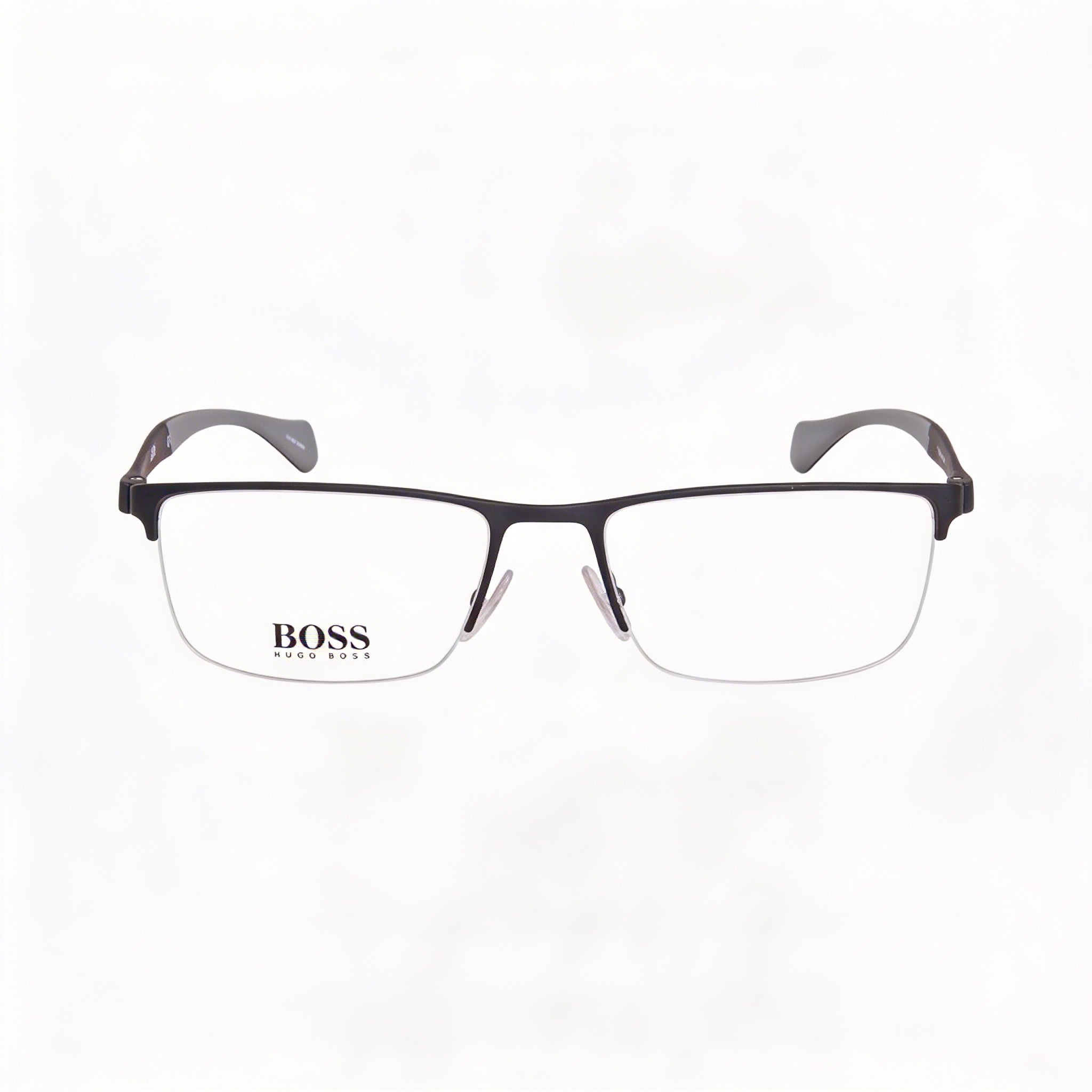 Gafas de hombre Hugo Boss 1080 negras mate cuadradas semial aire metal y poliamida 56 mm, Photo 2