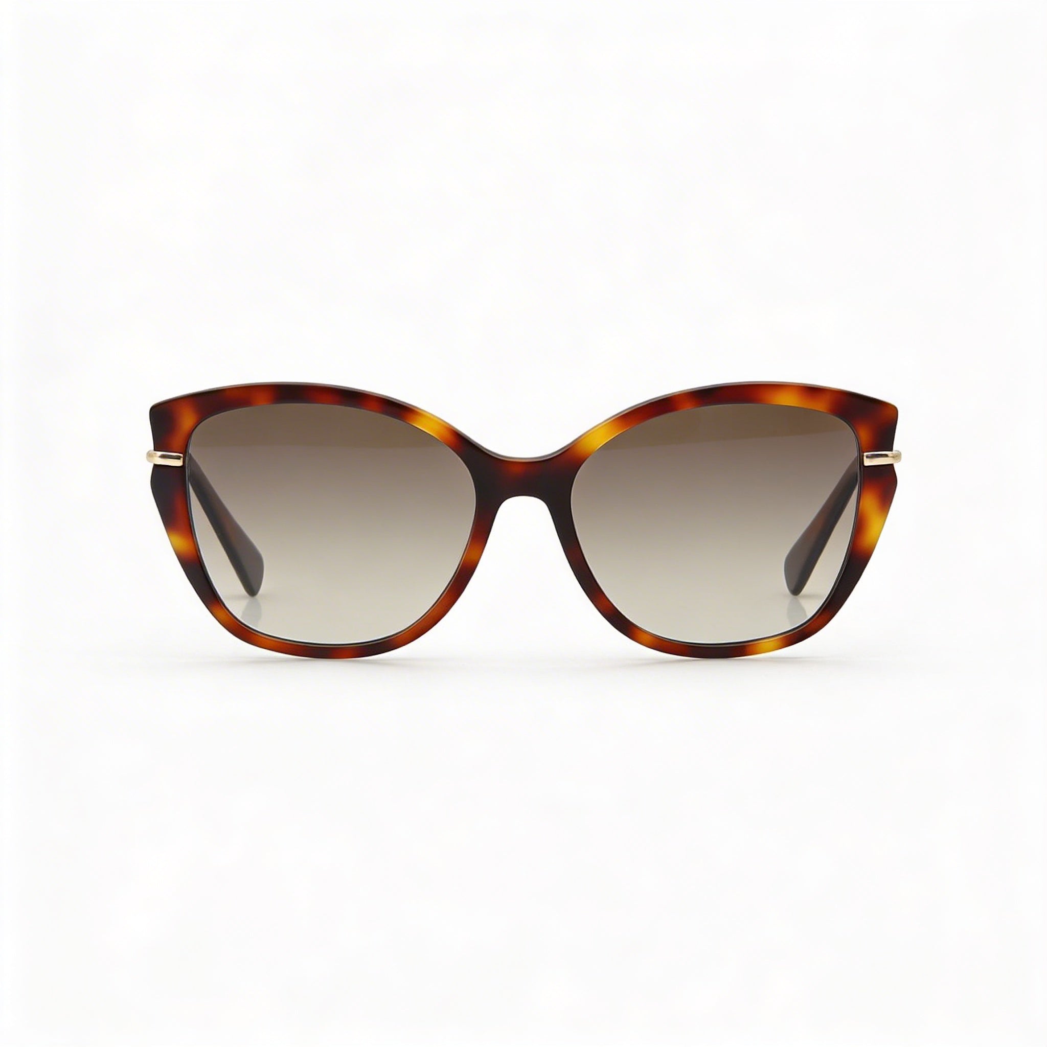 Gafas de sol Longchamp LO627S de mariposa para mujer, protección UV, plástico habana, lentes degradadas marrones, 57 mm, Photo 1