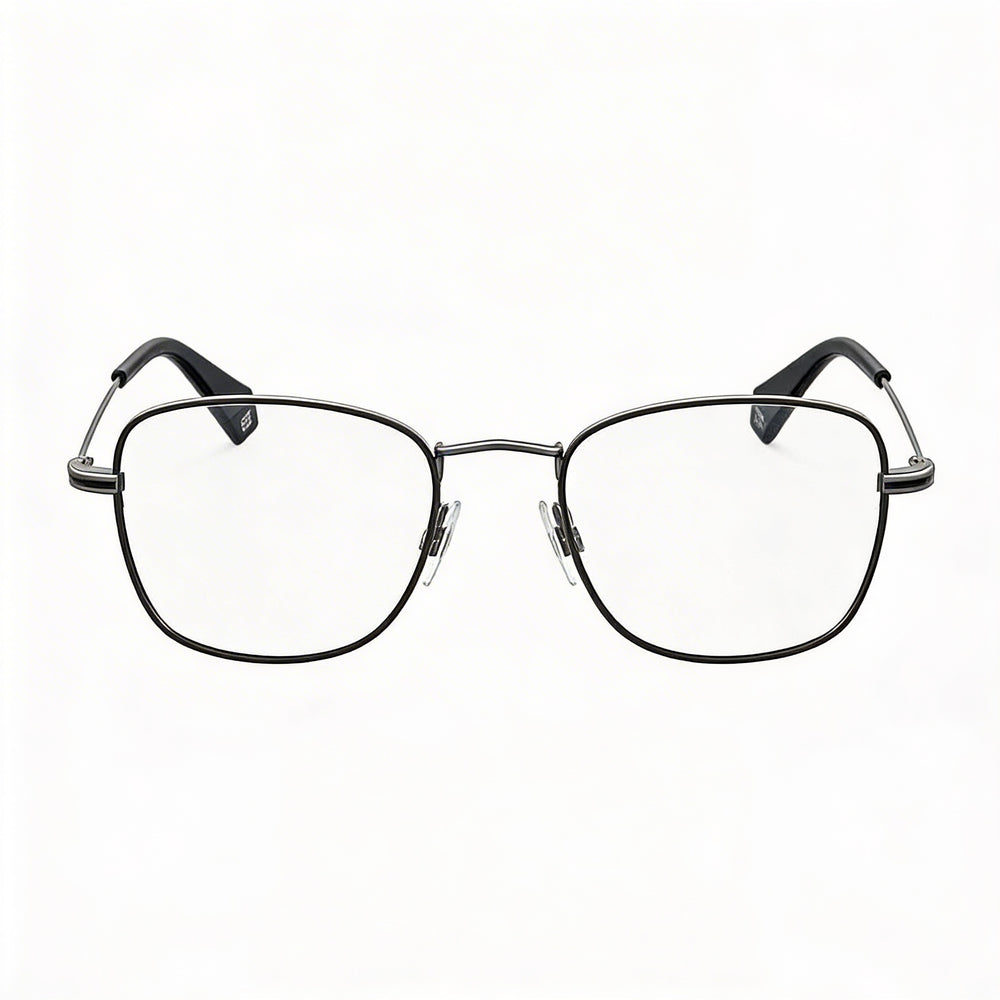 Gafas de sol Polaroid Pld D377/G unisex de acero inoxidable negro rutenio con lentes de policarbonato de 51 mm