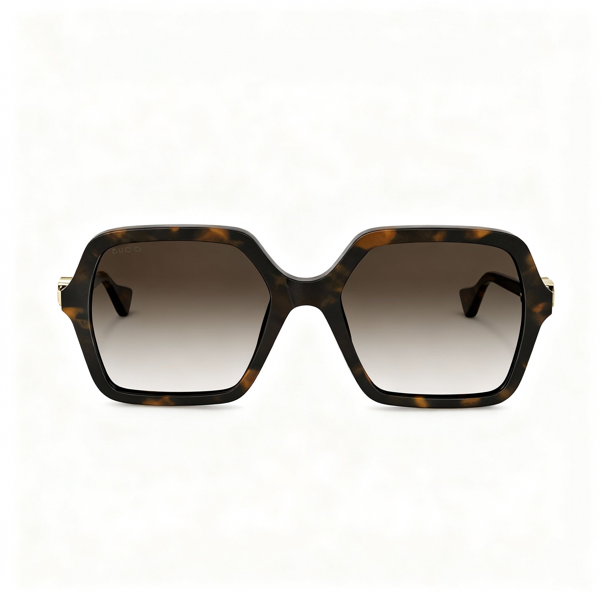 Gucci GG1072S-002 Women's Brown Gradient Lens Havana Acetate Full Rim Square Sunglasses 56-19, Photo 2