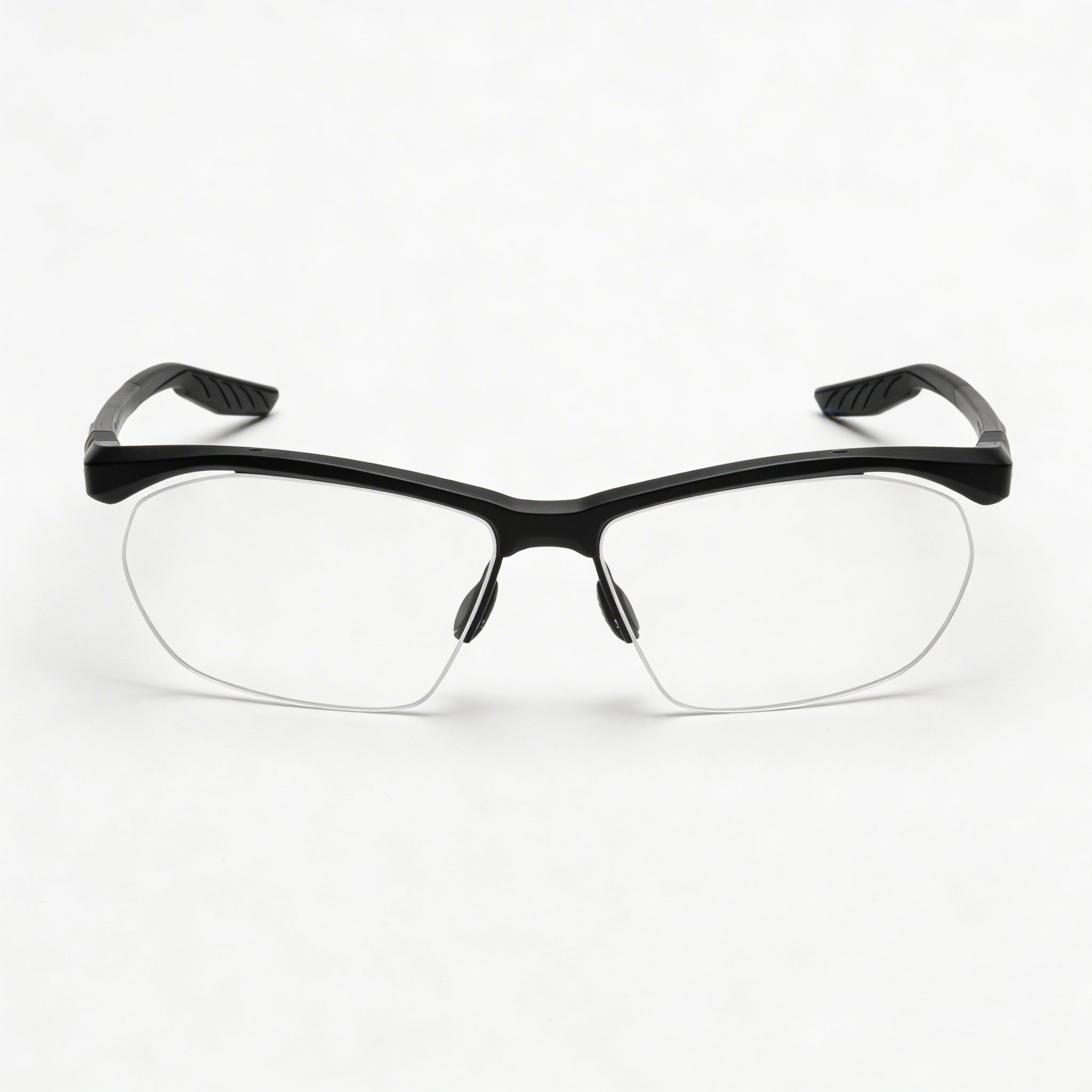 Nike 7401 Unisex Sport Eyeglasses with Matte Black Plastic Frame 58mm, Photo 2