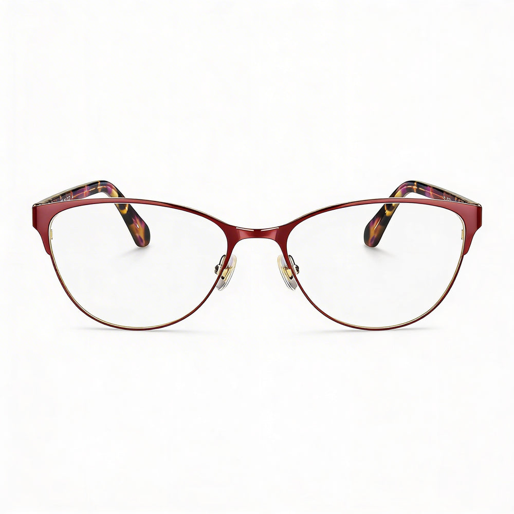 kate spade new york Hadlee MFX 52 Women's Stainless Steel Havana Plum Non- Eyeglasses 52mm