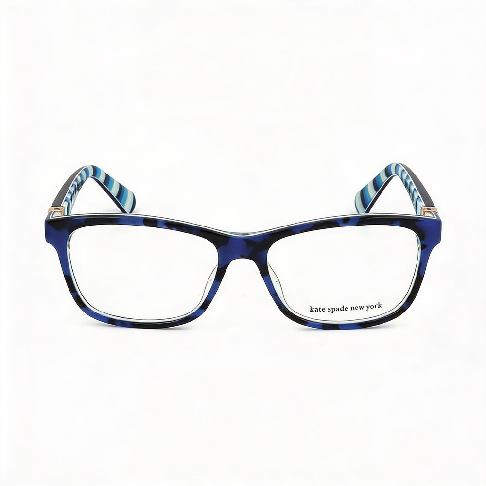 kate spade new york Calley PJP Gafas Cuadradas con Montura Completa de Acetato y Lentes Azules Sin Graduación de 50 mm para Mujer