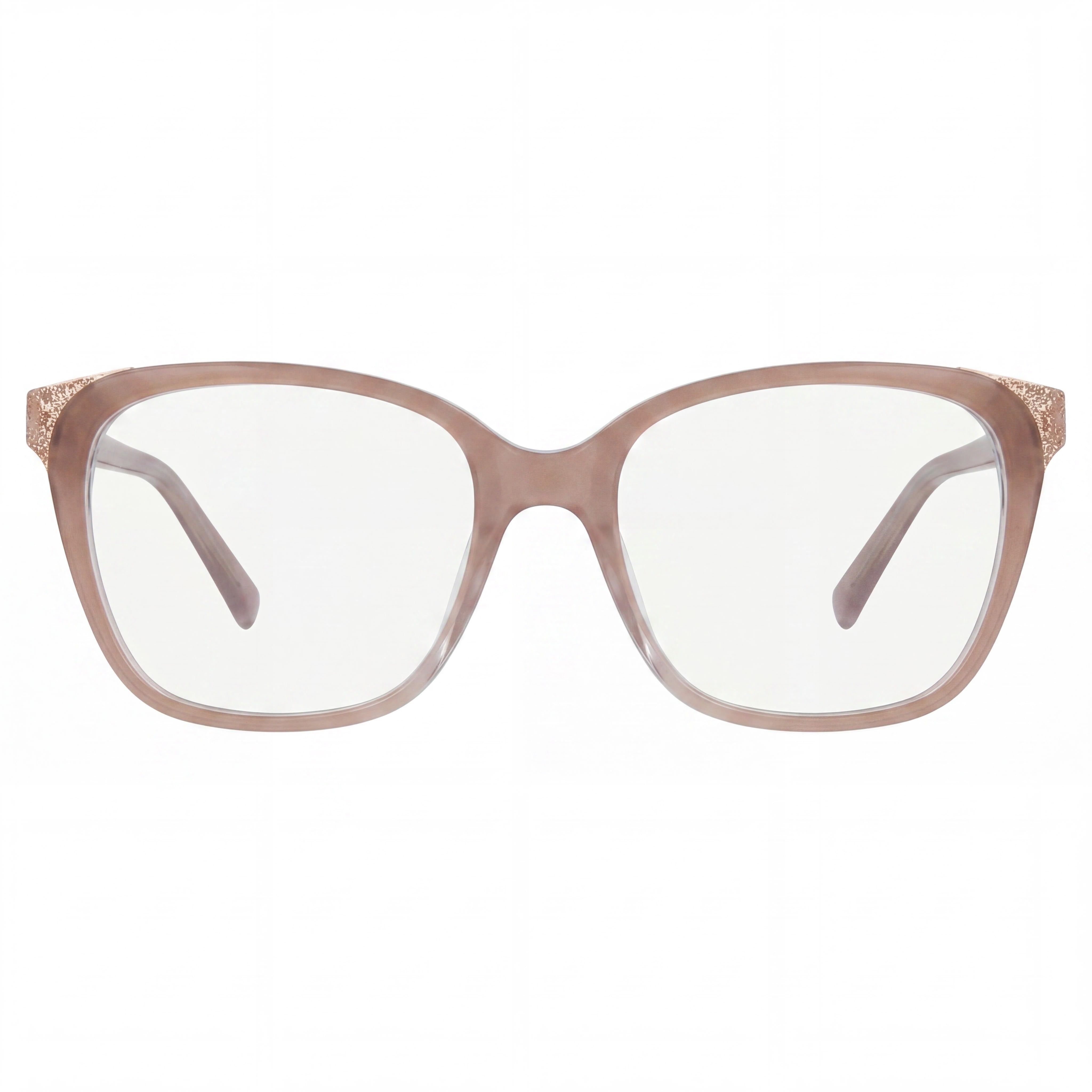 Jones New York Vjon783 Women's Blush Plastic Frame with Polycarbonate Lenses Eyeglasses 52-17-140, Photo 2