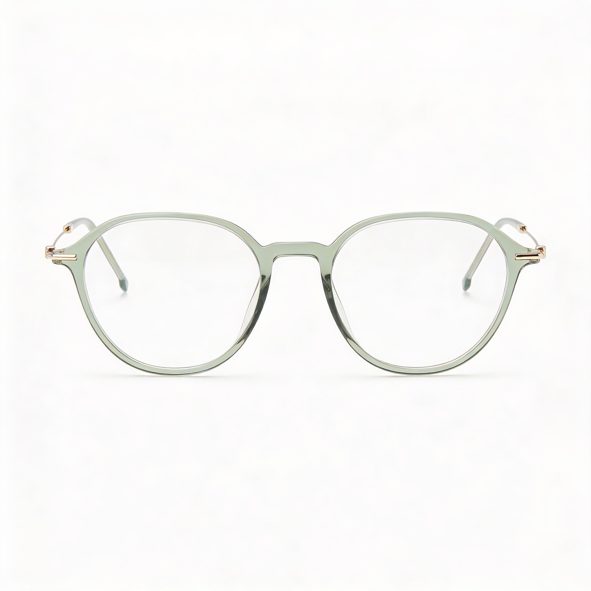 Hugo Boss Boss 1481 Gafas unisex redondas verdes, magnesio de 51 mm, Photo 2