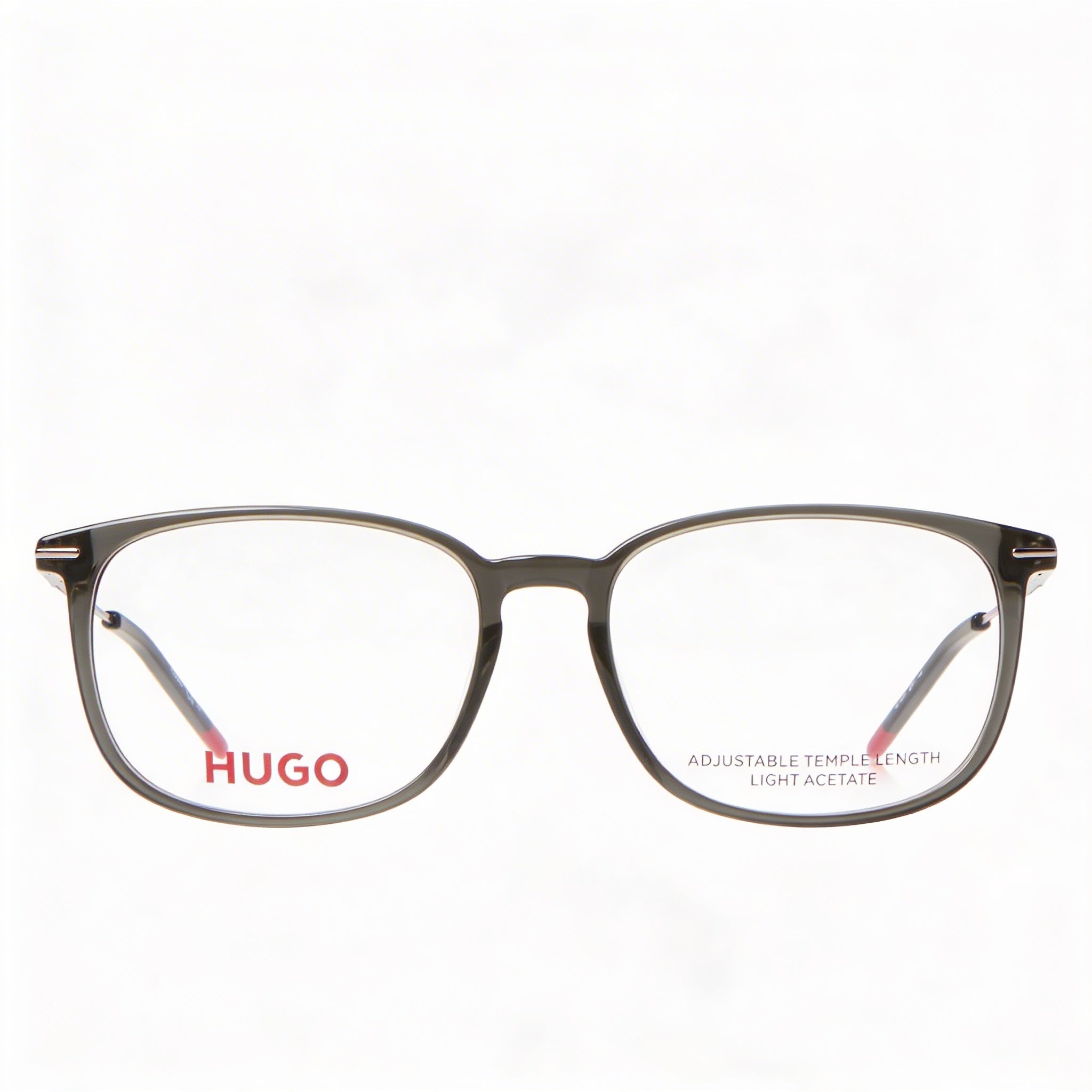 Hugo Boss HG 1205 Grey Square Unisex Eyeglasses, Magnesium 52mm, Photo 2