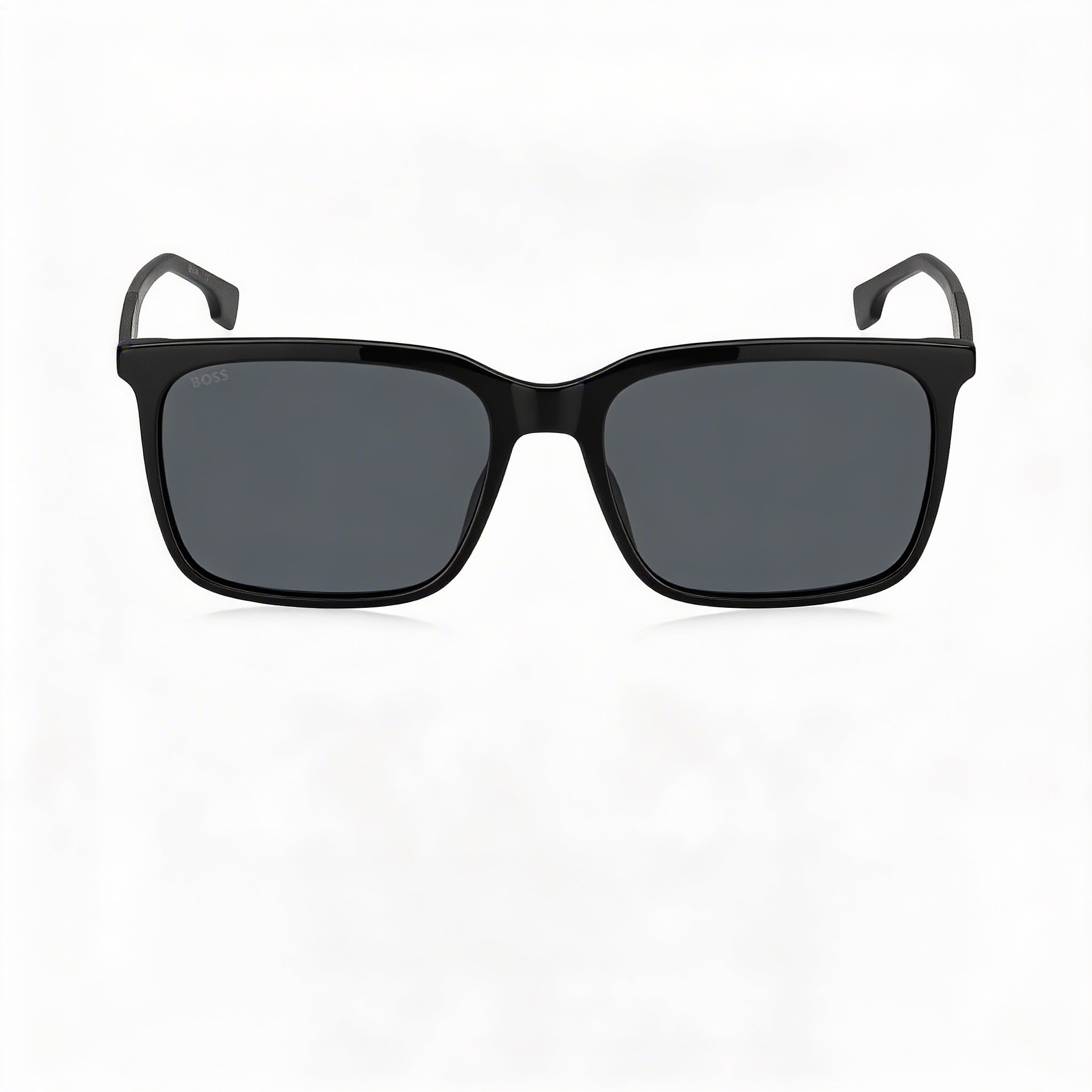 Gafas de sol Hugo Boss 1579/S Tech & Innovation de acetato rectangular negras y grises con protección UV para mujer, antirreflectantes grises 57-17-150, Photo 2