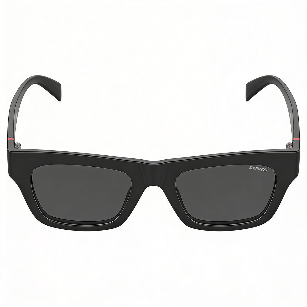 Gafas de sol modernas Levi's para mujer con montura de POLIAMIDA ECOLÓGICA negra, protección UV, ancho de lente de 52 mm