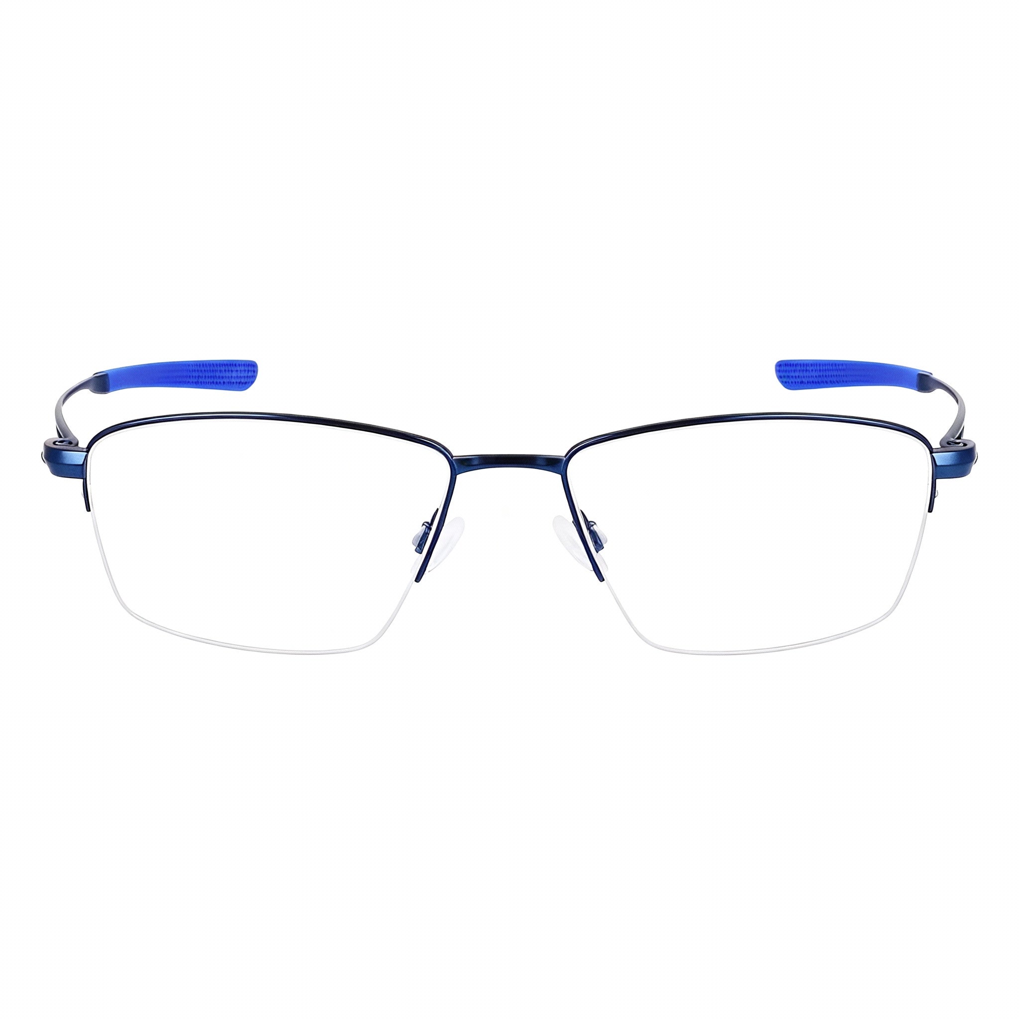 Nike 6045 Men's Titanium Eyeglass Frames Satin Navy 54-17-145