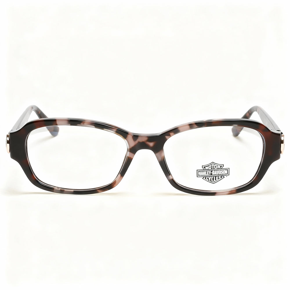 Harley-Davidson Men's Hd0567 Pink Plastic Frame Polarized Clear Lens Eyeglasses 51-16-145