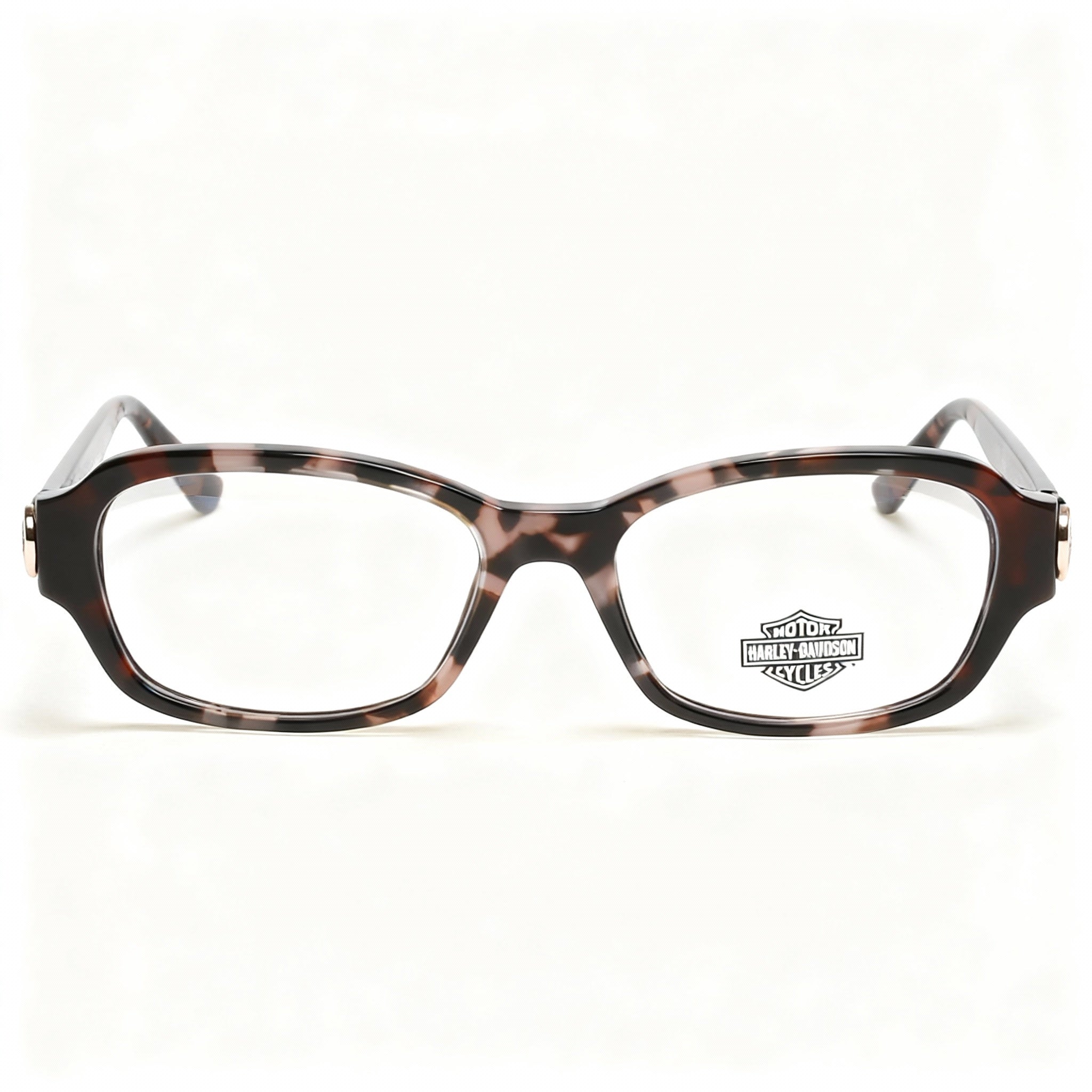 Harley-Davidson Men's Hd0567 Pink Plastic Frame Polarized Clear Lens Eyeglasses 51-16-145