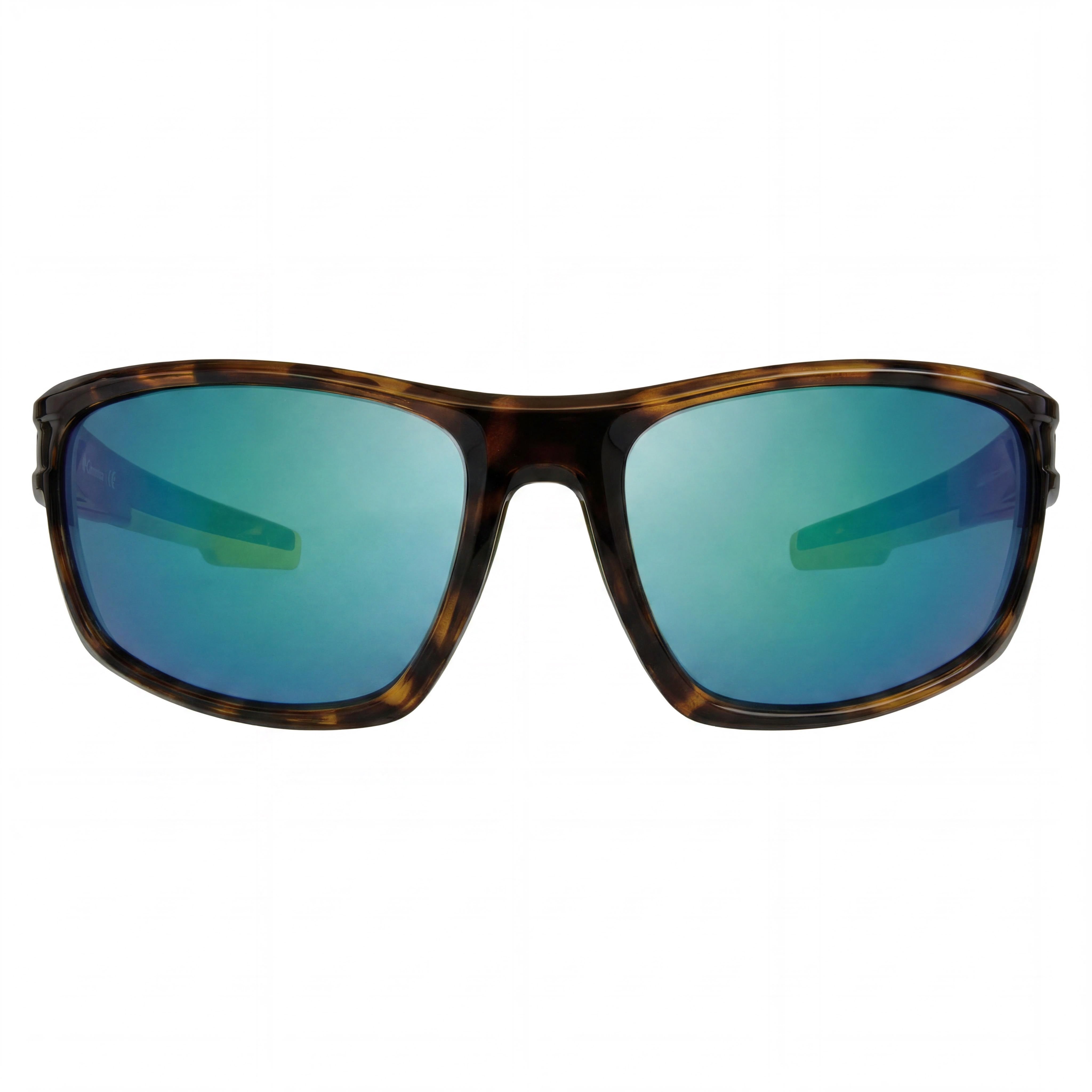 Columbia C533sp Mountainshyre Men's Matte Dark Tortoise Green Flash Mirror Sunglasses 63mm, Photo 2