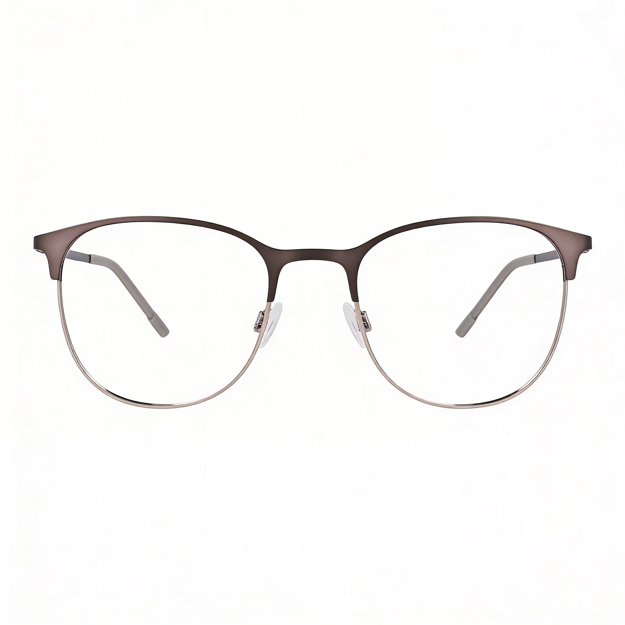 Flexon E1142 Men's Optical Eyeglasses, Matte Gunmetal Metal Frame, Lens 51mm Bridge 20mm Temple 145mm, Photo 2