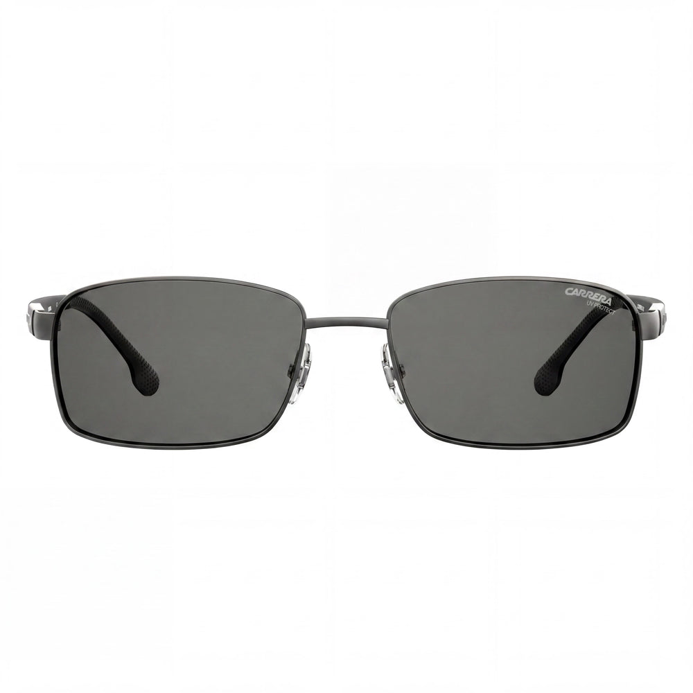 Carrera 8037/S Men's Dark Ruth Interchangeable Rectangle UV Protected Lightweight Sunglasses 58mm
