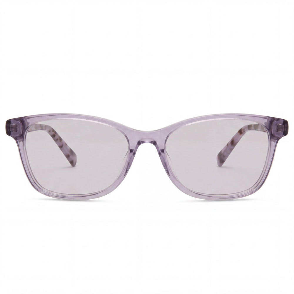 Kenneth Cole New York Men's Kc0326 Violet Plastic Clear Lens Eyewear 53mm