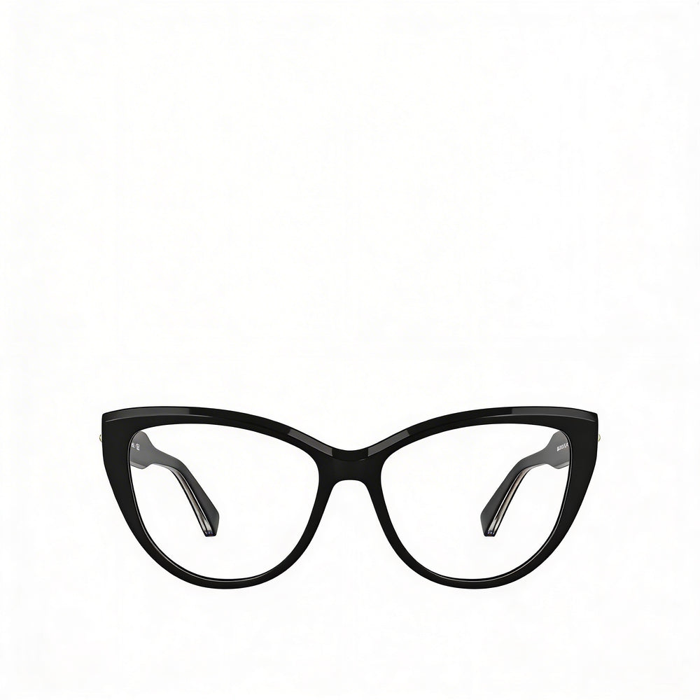Gafas Longchamp Lo2771 para mujer, montura de plástico negro con lentes de 52 mm, puente de 16 mm, patillas de 140 mm