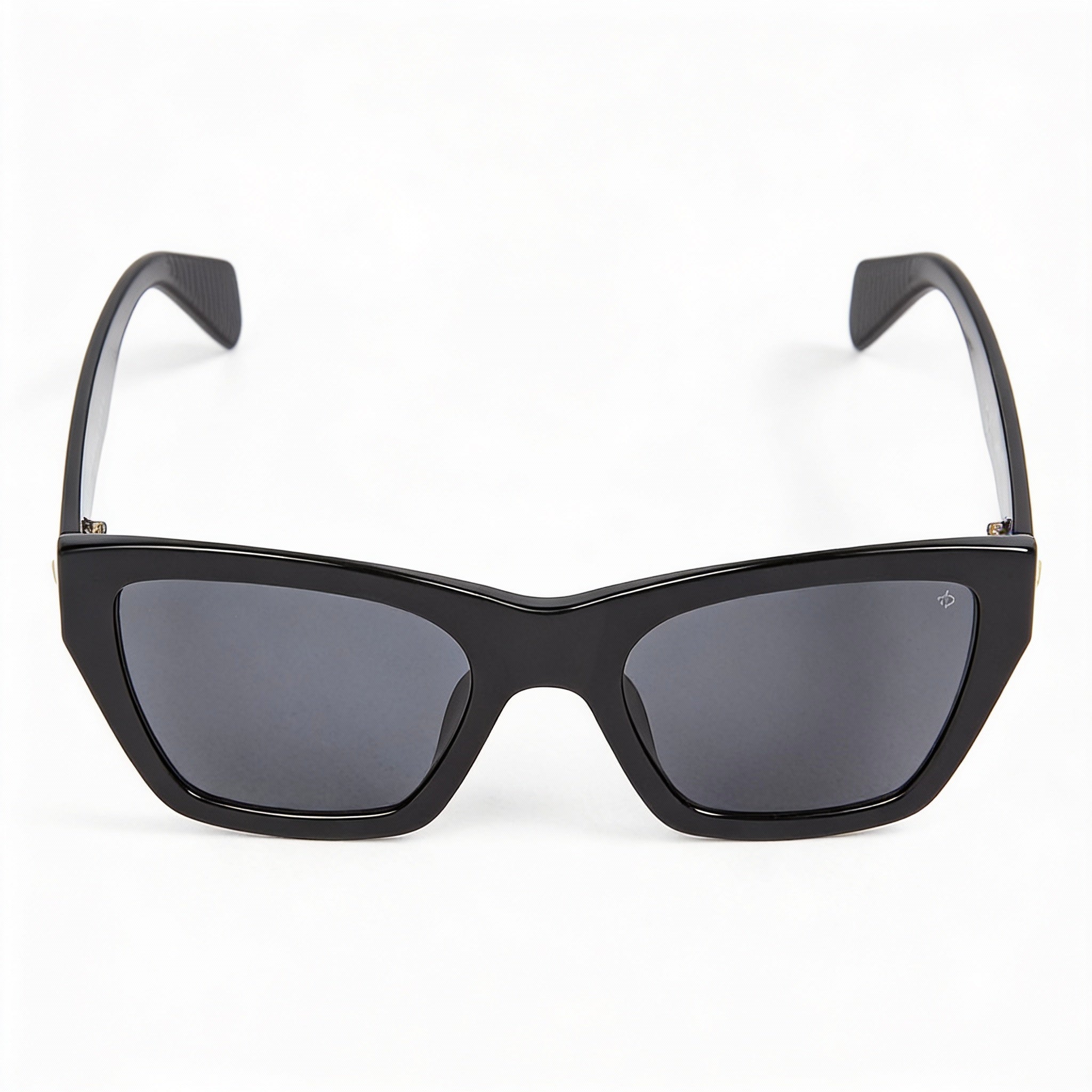 rag & bone Classic Women's Sunglasses with Black ECO PMMA Frames, Featuring UV Protection, 54mm Lens Width, Photo 2