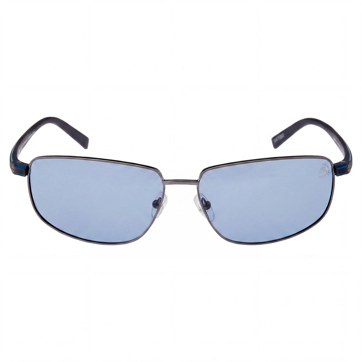 Gafas de sol polarizadas Timberland para hombre, montura de metal color gris plomo mate, lentes verdes, protección UV 65 mm, Photo 2