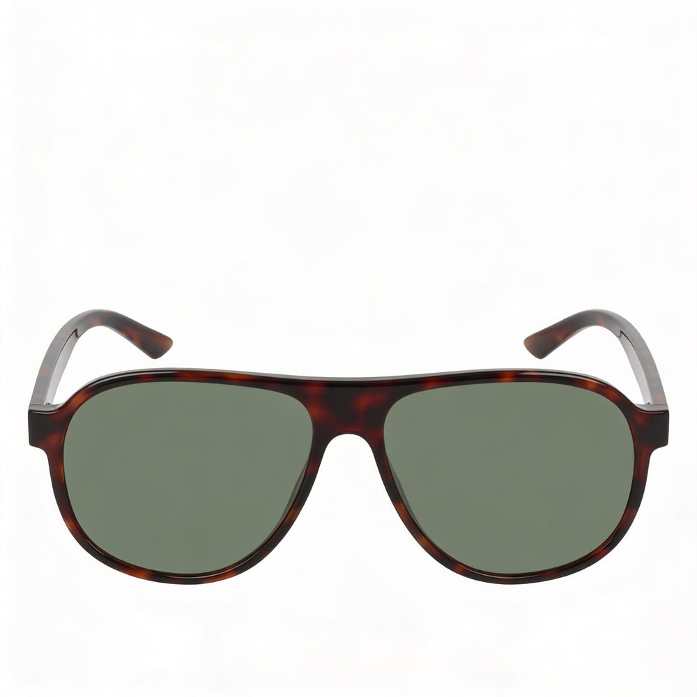 Nike Vintage Icon Unisex Tortoise Green Plastic Frame G15 Non-Polarized 100% UV Protection Sunglasses 59mm