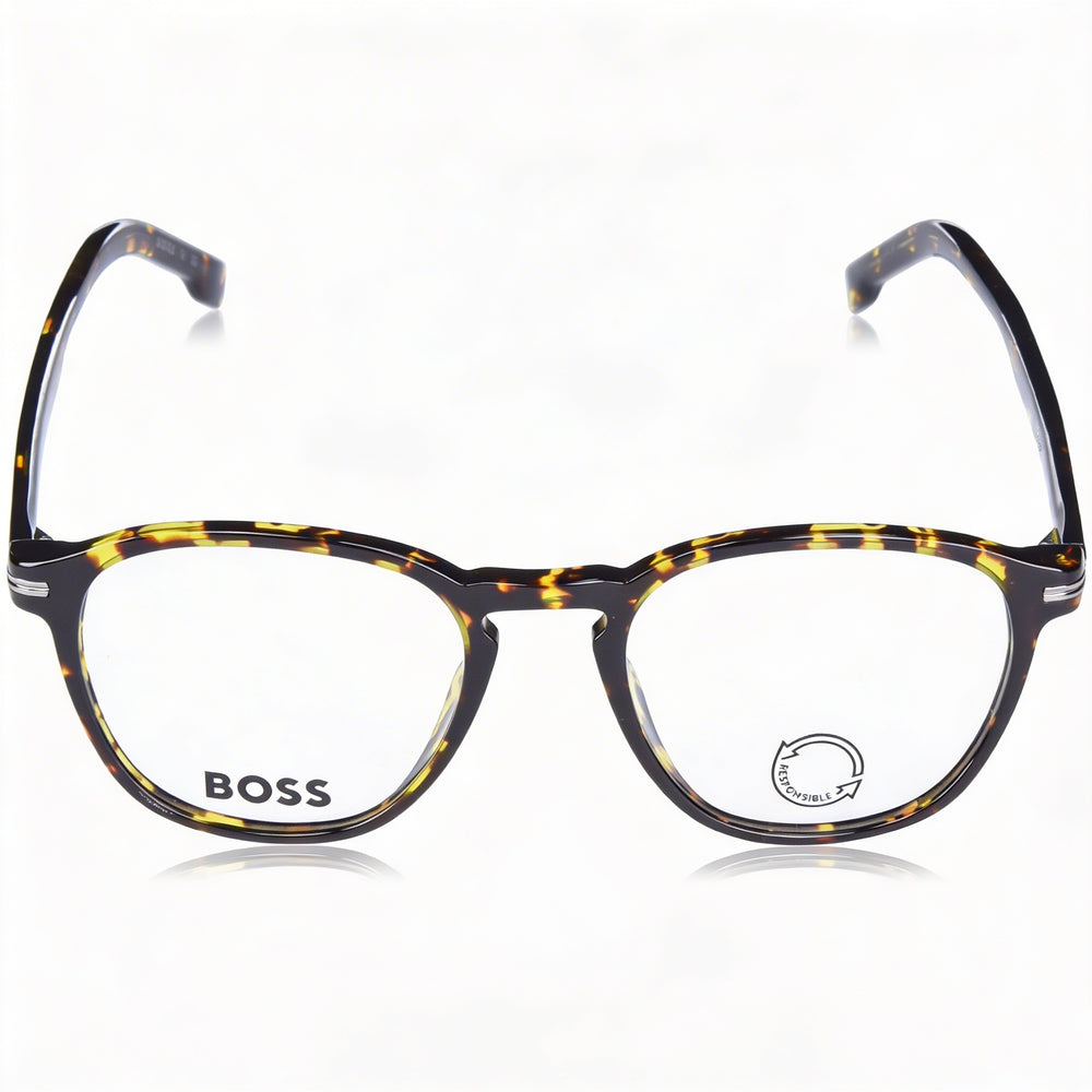 Gafas de sol de plástico Hugo Boss 1509/G para hombre, color miel, blanco, gris, marrón, sin polarizar, 51 mm