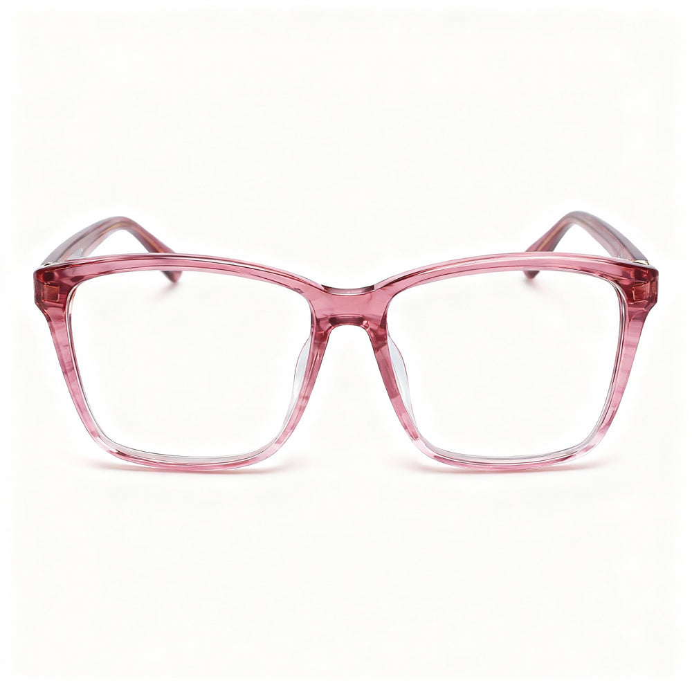 Longchamp LO2659 Men's Casual Square Plastic Eyeglasses with Non-polarized Polycarbonate Lenses, Striped Rose, 51mm