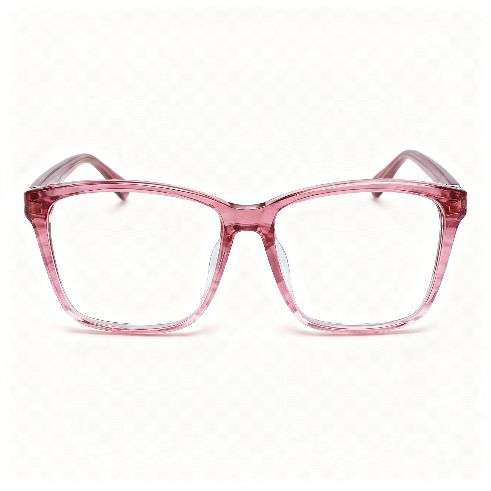 Longchamp LO2659 Men's Casual Square Plastic Eyeglasses with Non-polarized Polycarbonate Lenses, Striped Rose, 51mm