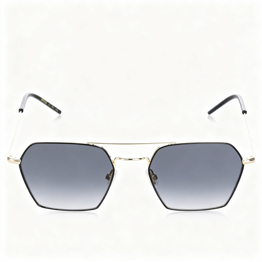 Hugo Boss Casual Women's Gold Black Stainless Steel Frame UV Protected Non-Polarized Sunglasses 54-18-140mm