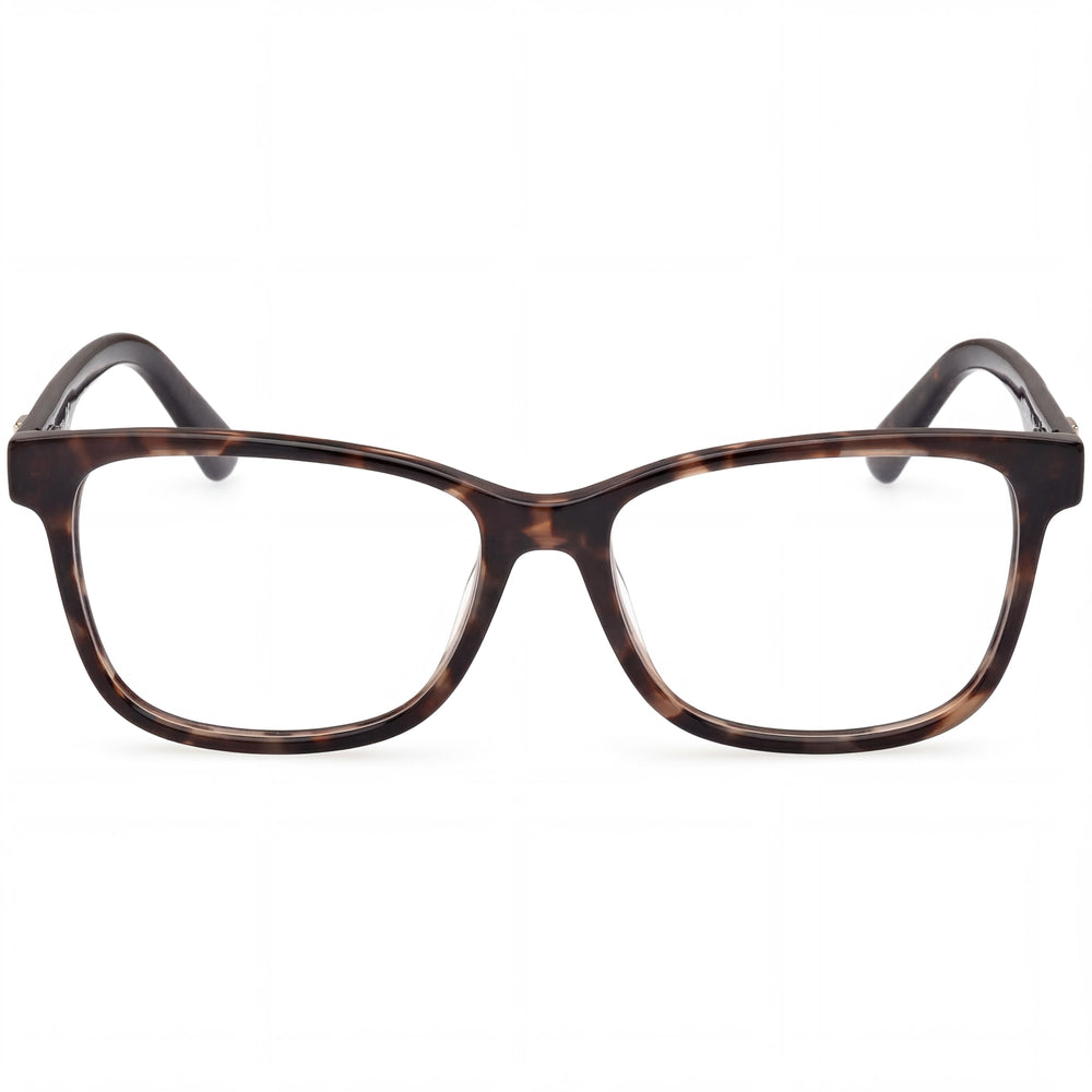 GUESS Gu2943 Gafas ópticas de mujer, material de la montura plástico, color Dark Havana Matte Black, 54 mm