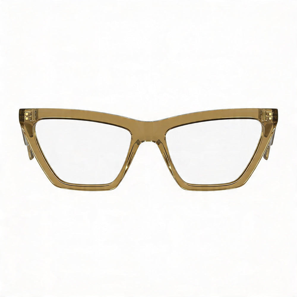 KARL LAGERFELD Kl6195 Women's Light Brown Metal Acetate Frame 54mm Eyeglasses