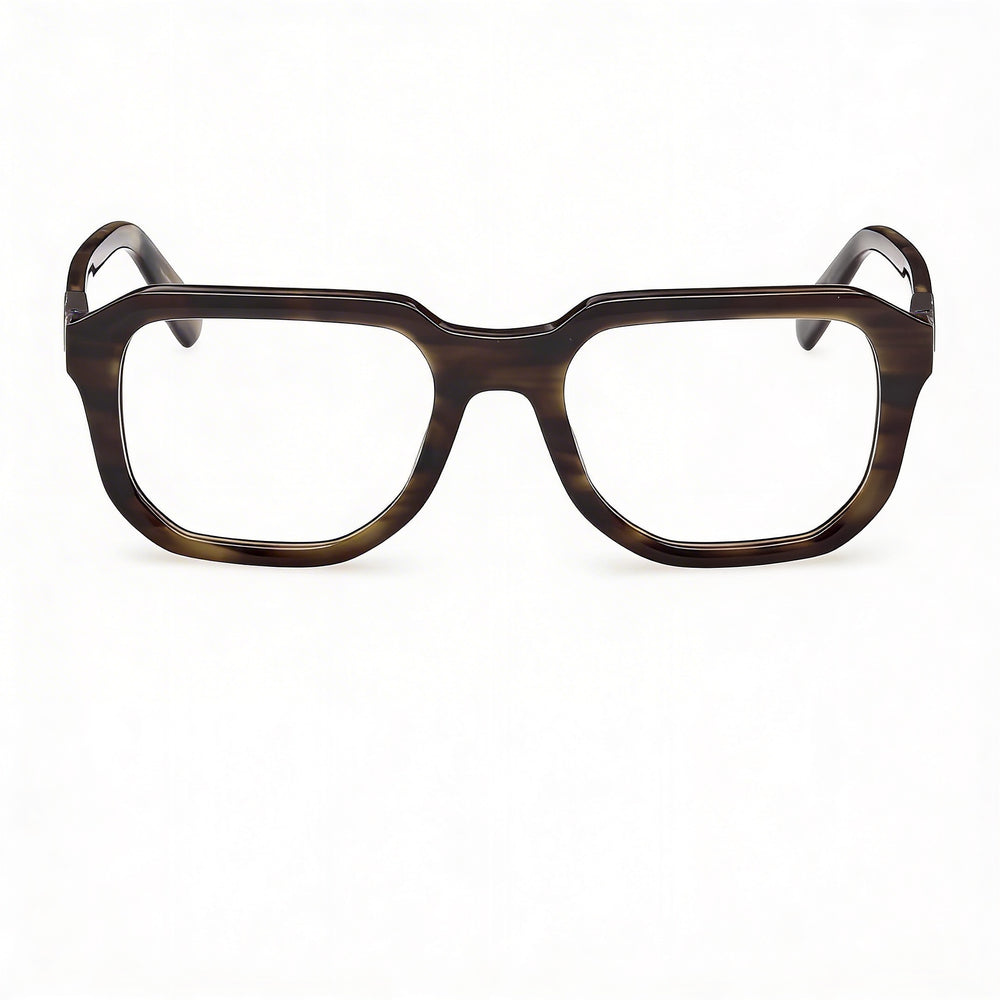 GUESS Gu50332 Men's Dark Green Horn Plastic Polycarbonate Eyeglasses 52mm