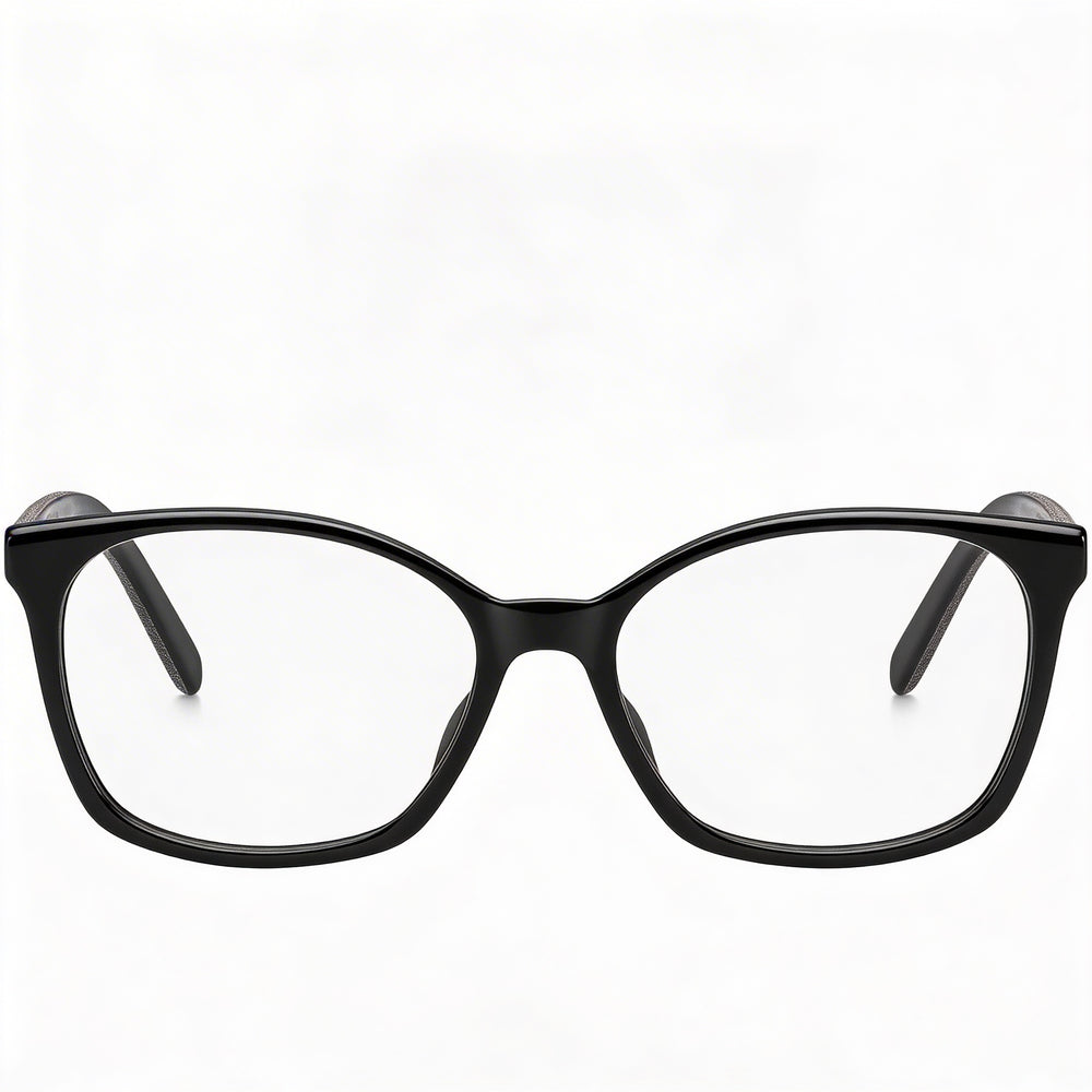 Gafas Marc Jacobs Marc 464 de Acetato Cuadradas de Montura Completa para Mujer en Color Negro, Ancho de Lente de 53 mm