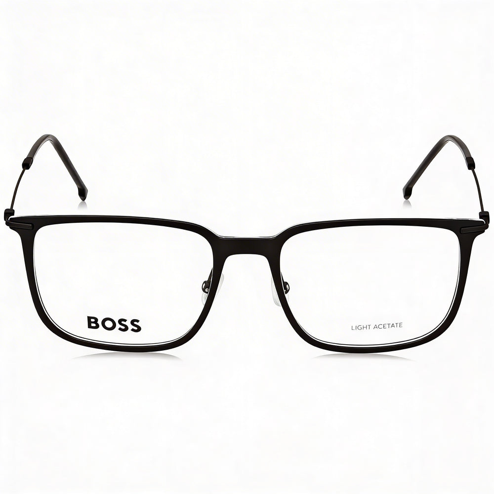 Hugo Boss 1484 Men's Casual Black Matte Black Frame with Polycarbonate Lenses 56mm Sunglasses
