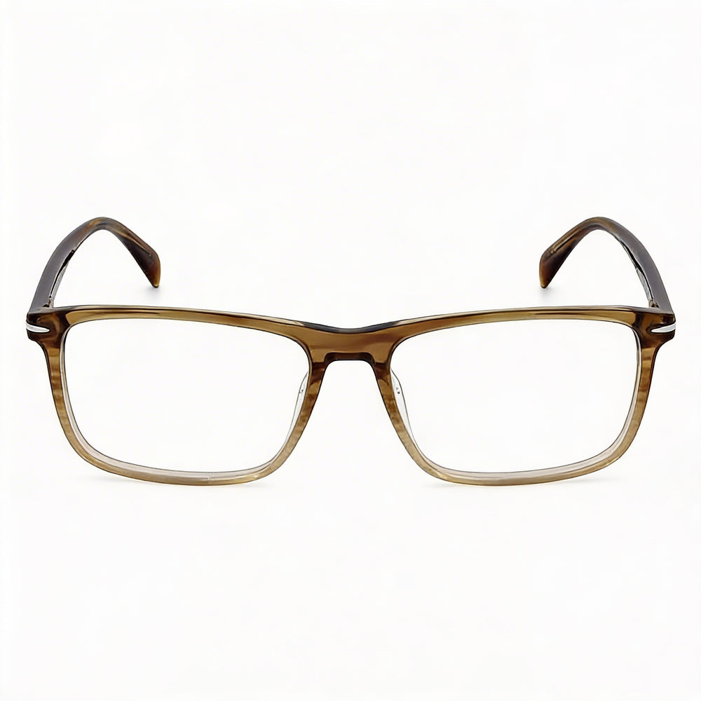 David Beckham Db 1019 Unisex Polarized Plastic Sunglasses Striped Brown Beige 57mm