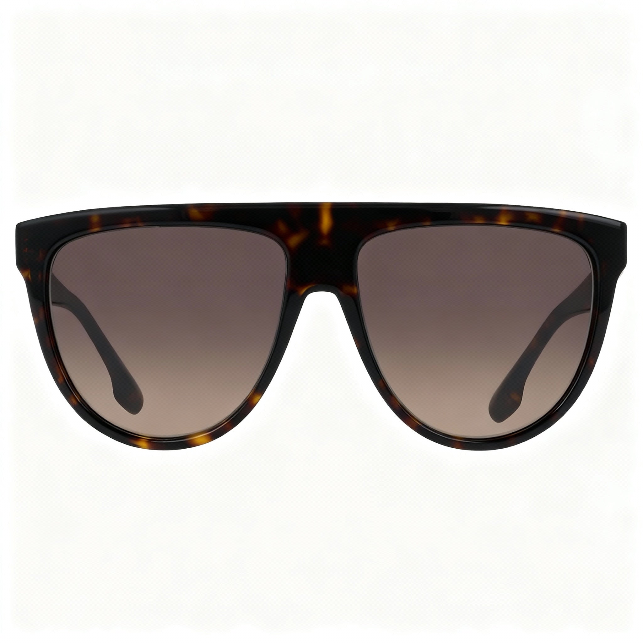 Victoria Beckham VB680S Women's Browline Acetate Sunglasses, Dark Havana Frame, Lens 58mm, Bridge 14mm, Arm 145mm