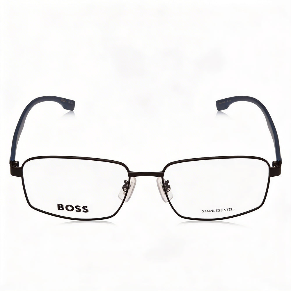 Hugo Boss 1470/F Acero aleado unisex negro mate no- 57