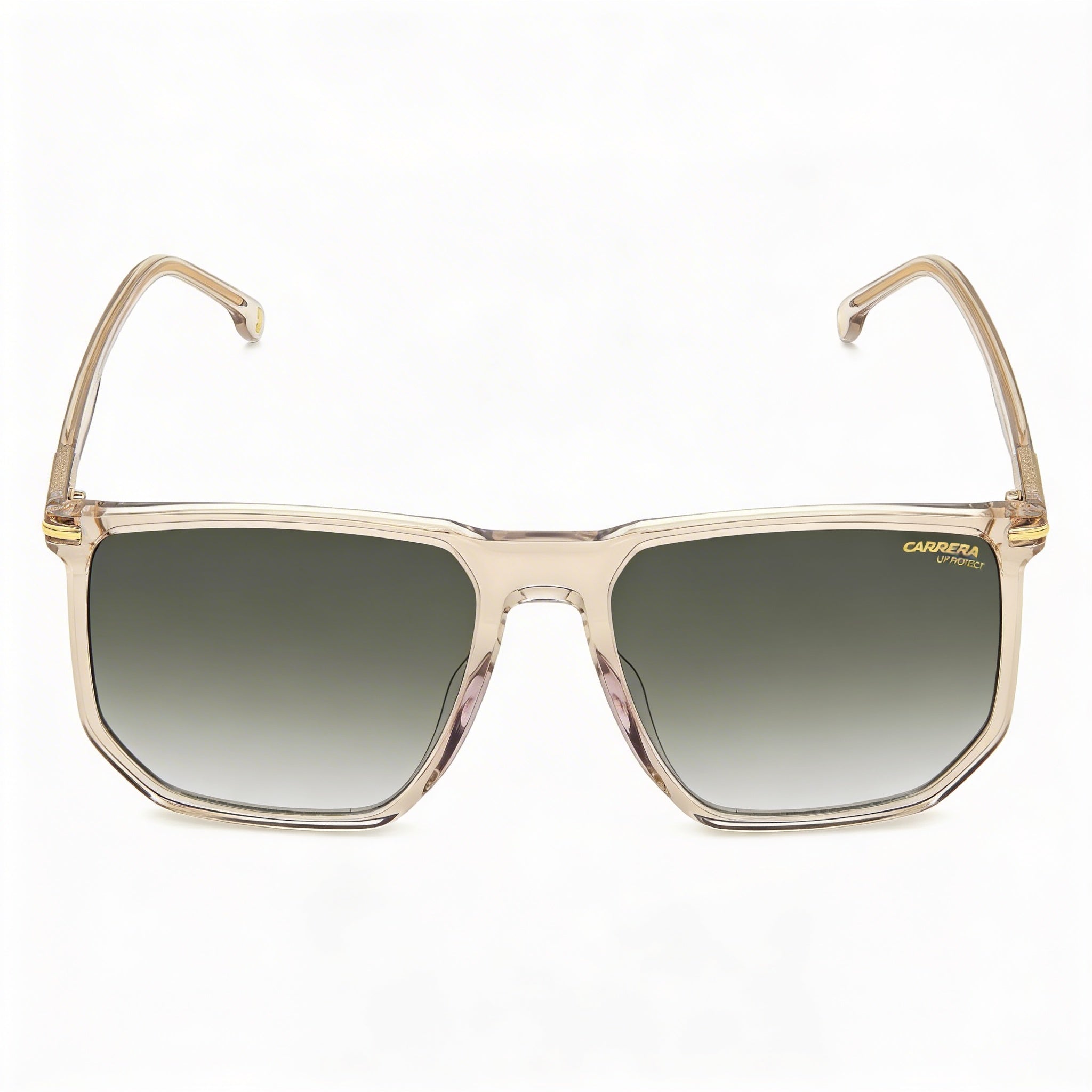 Carrera Casual Unisex Sunglasses featuring Pink Acetate Frame, Green Shaded Lenses, and 100% UV Protection, 58mm, Photo 2